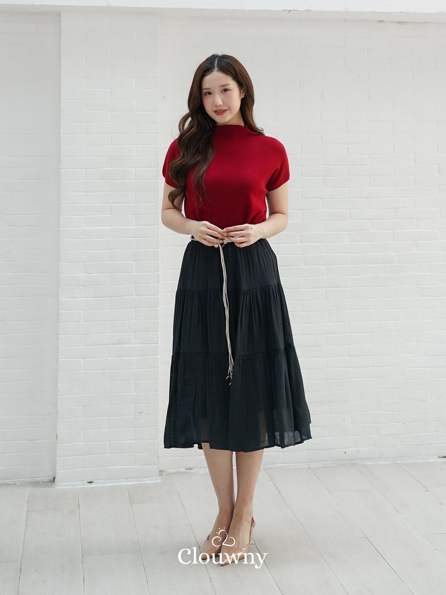 Kila Flare Skirt - Black