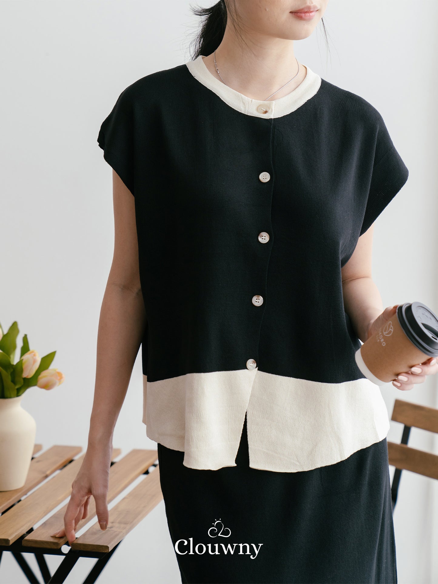 Resta Knit Set - Black