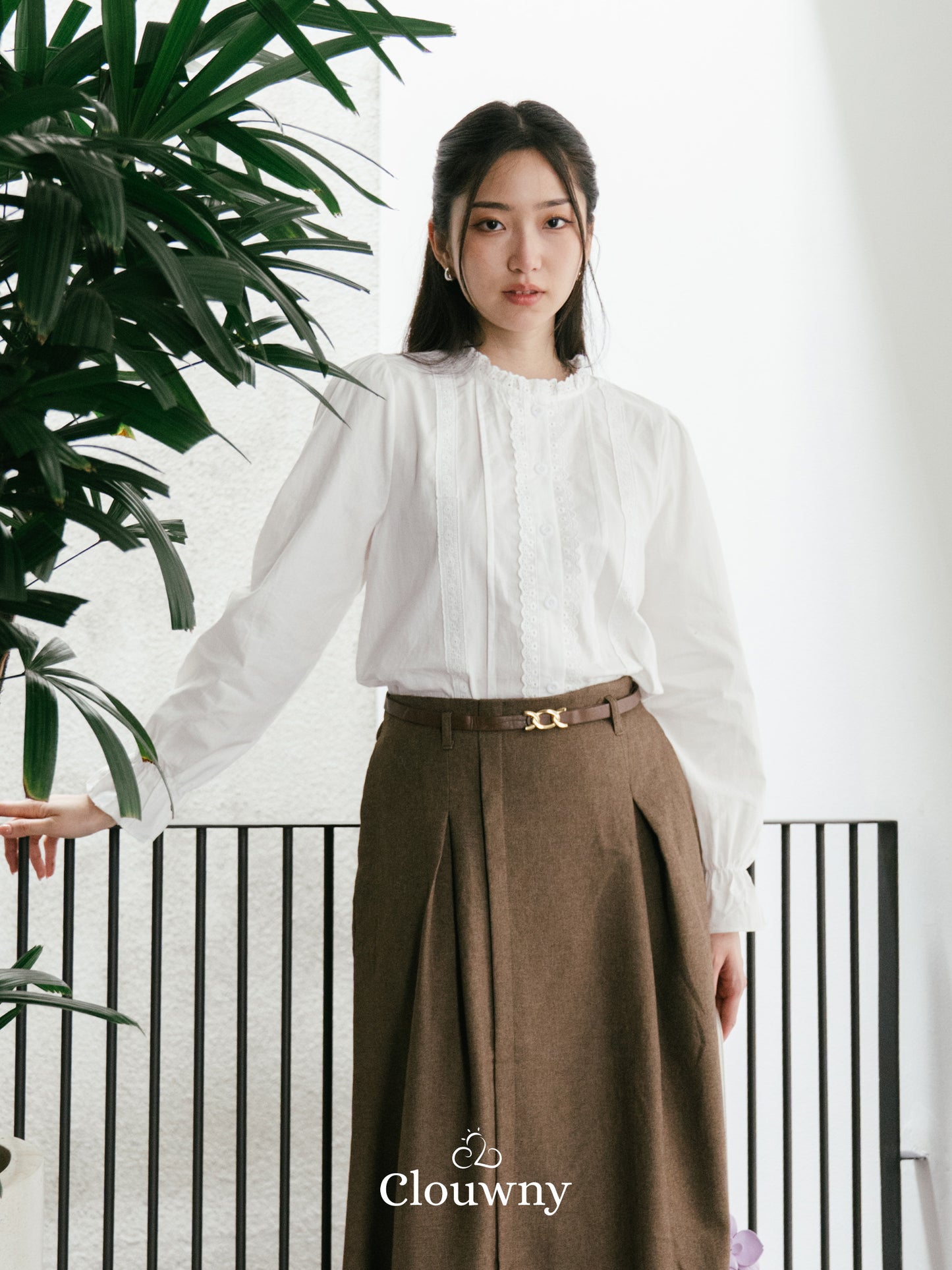 Reena Lace Blouse - White