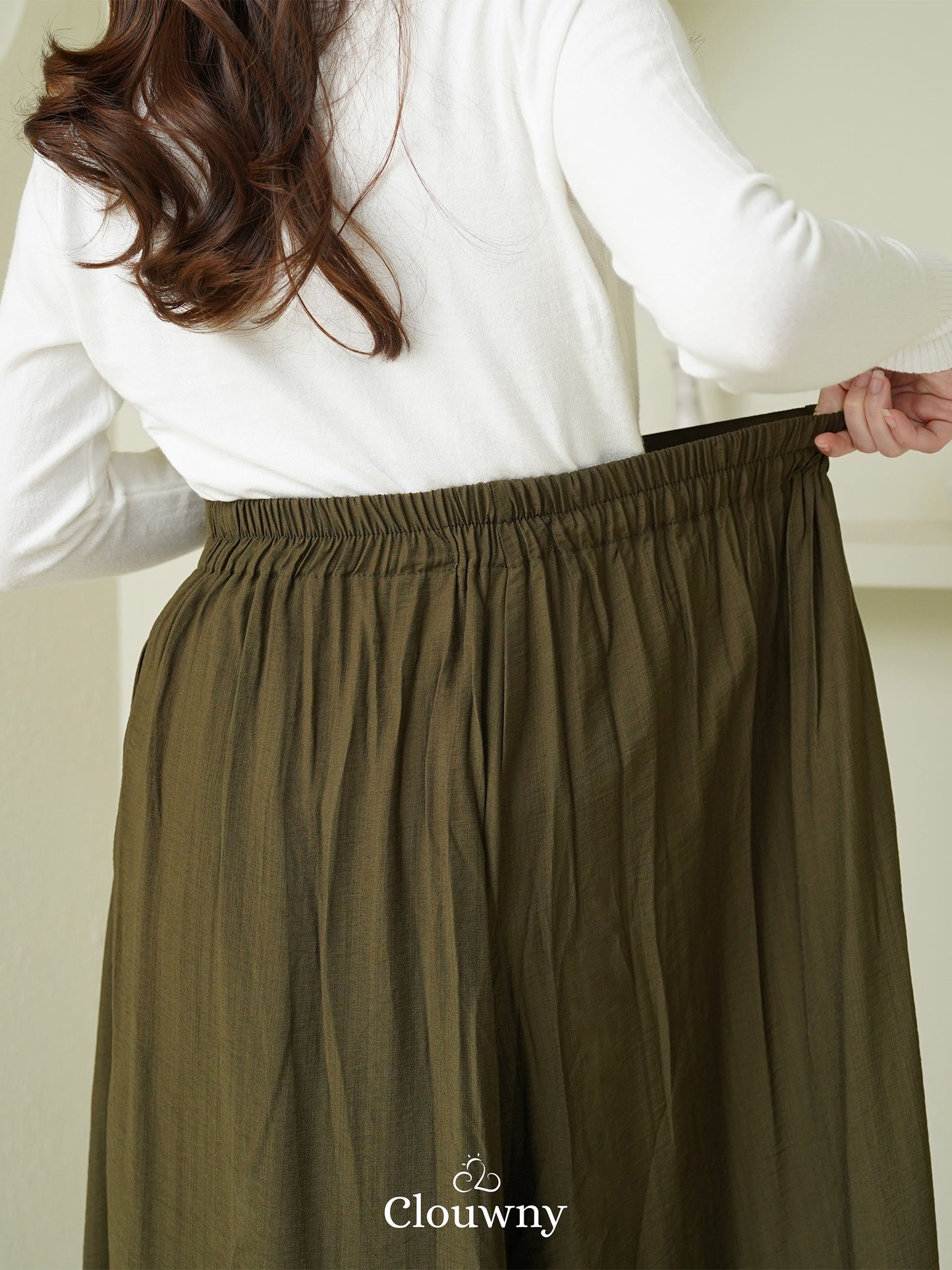 Yuni Cullotes Pants - Army