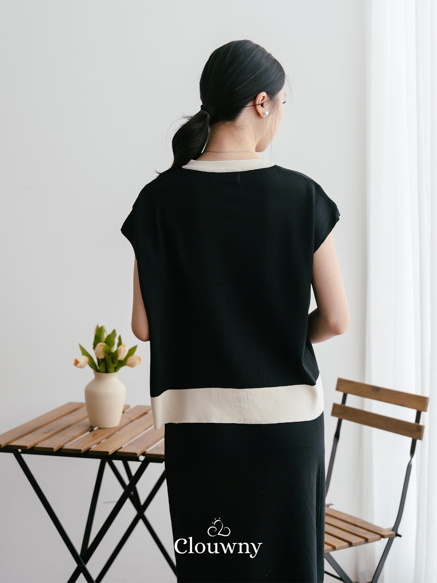 Resta Knit Set - Black