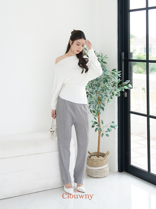 Ollie Pencil Pants - Grey