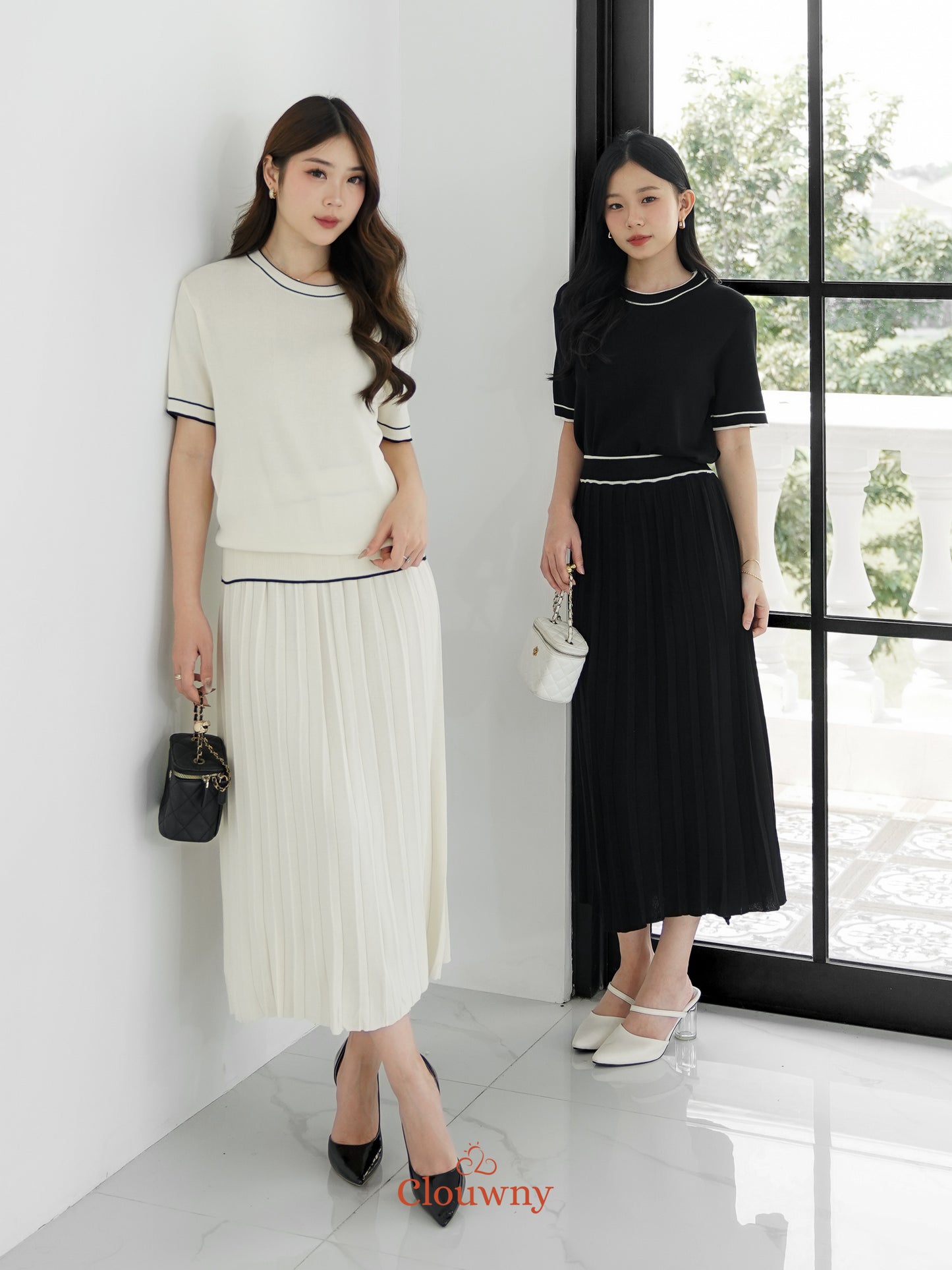 Flint Knit Set - Black