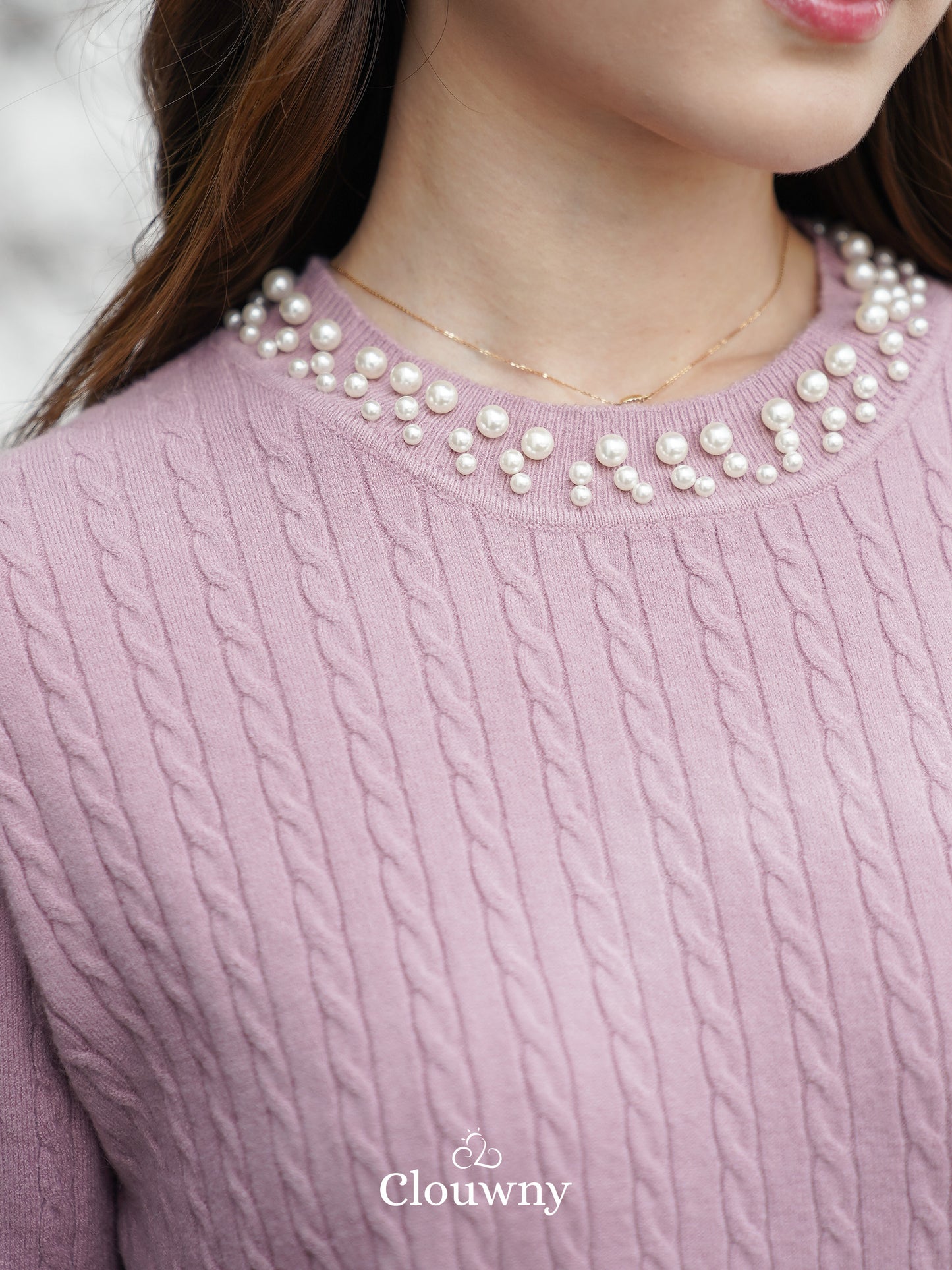 Gina Pearl Top - Purple