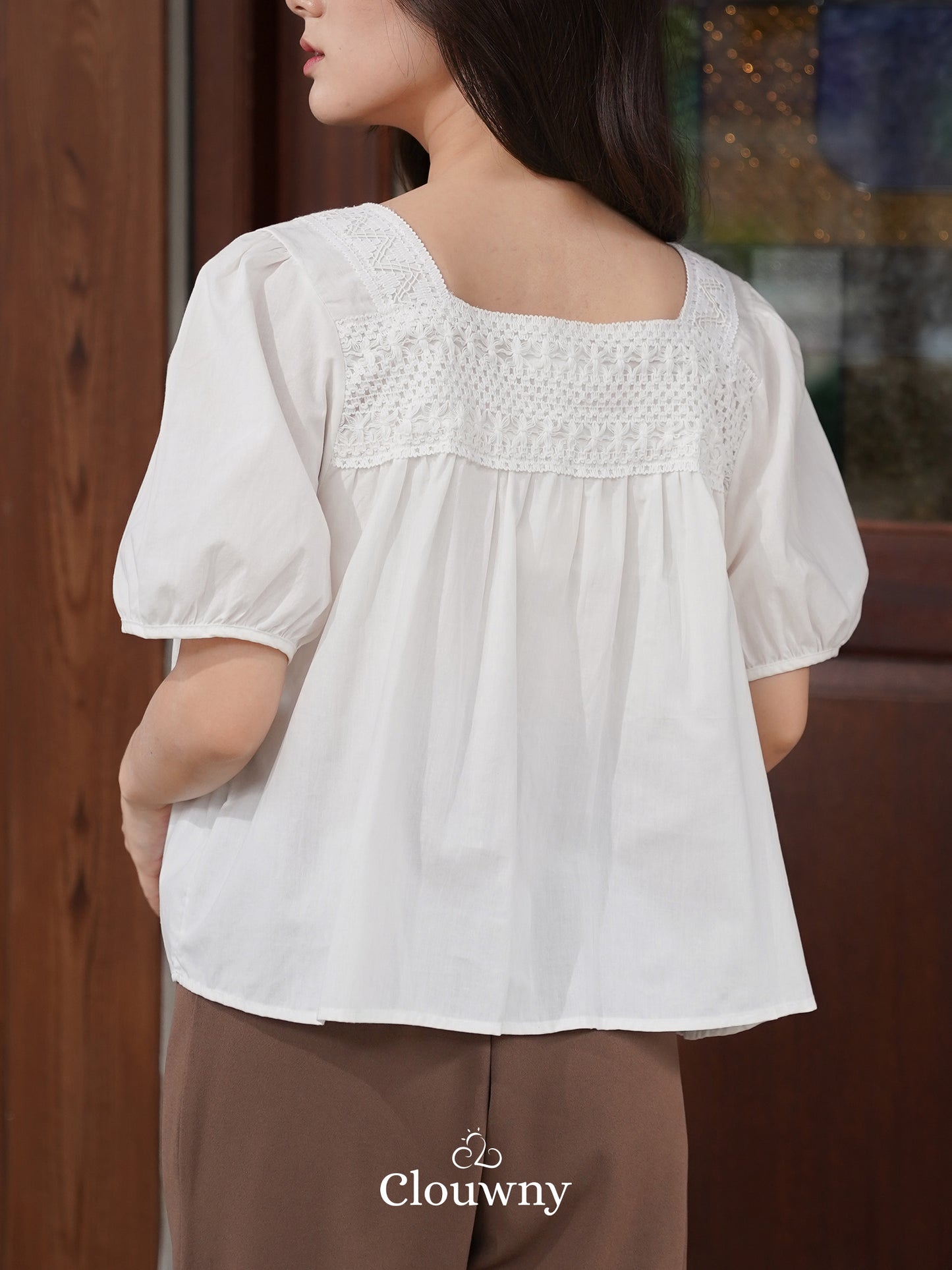 Wila Lace Blouse - White