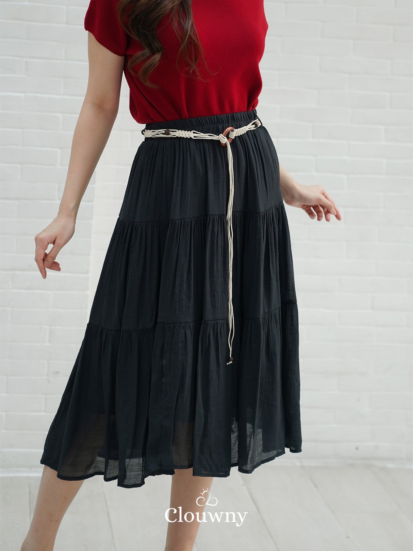 Kila Flare Skirt - Black