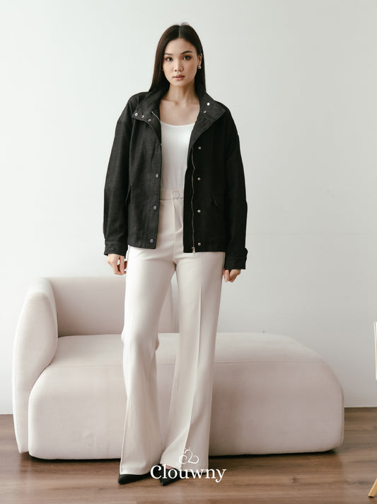 Aspen Zipper Jacket - Black