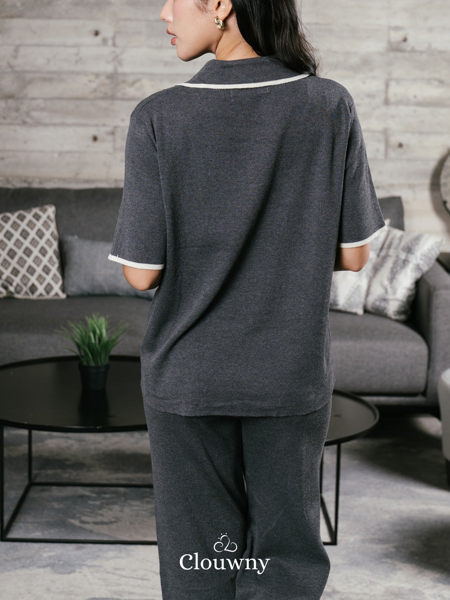 Lucia Knit Set - Grey