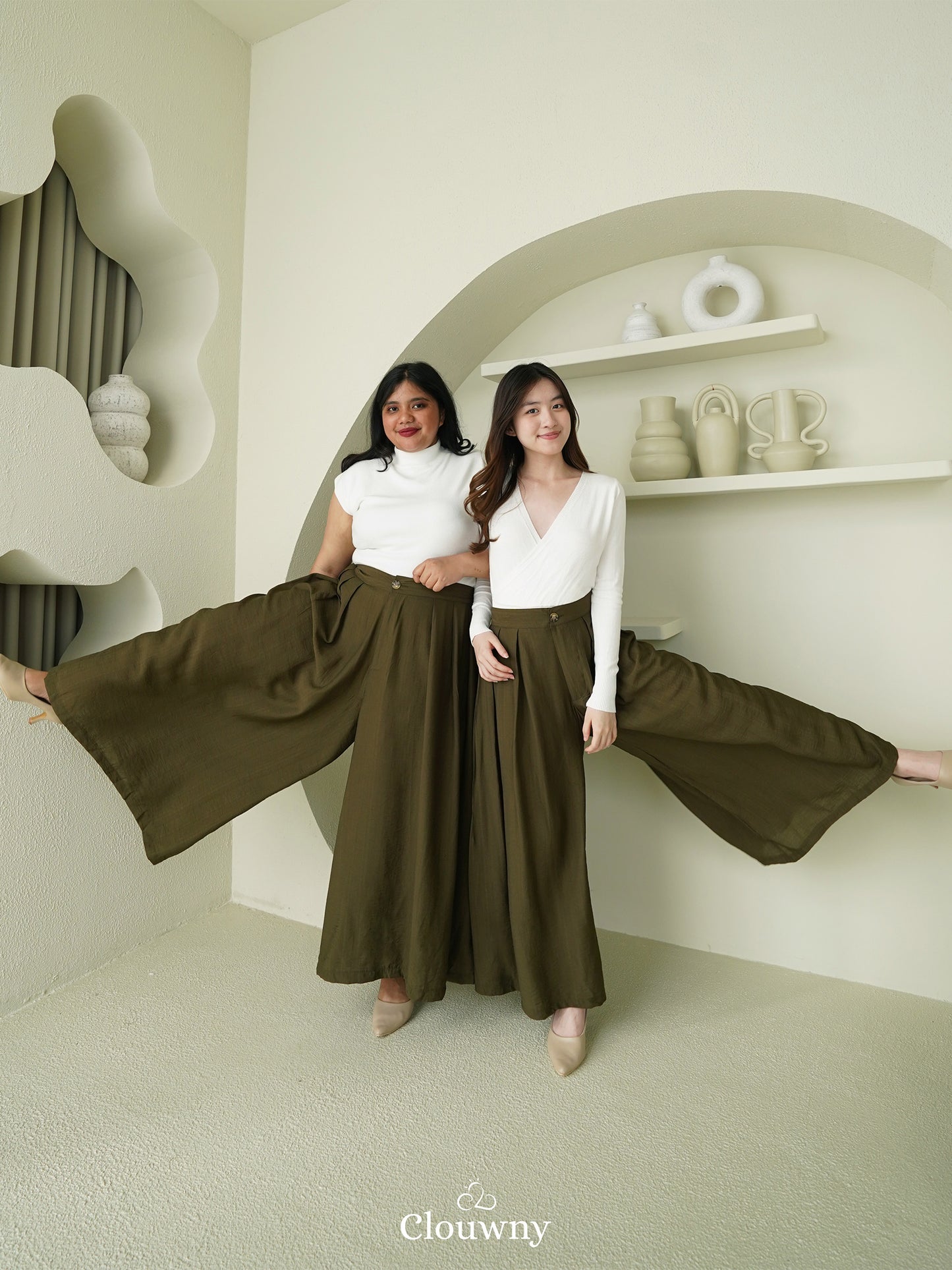 Yuni Cullotes Pants - Army