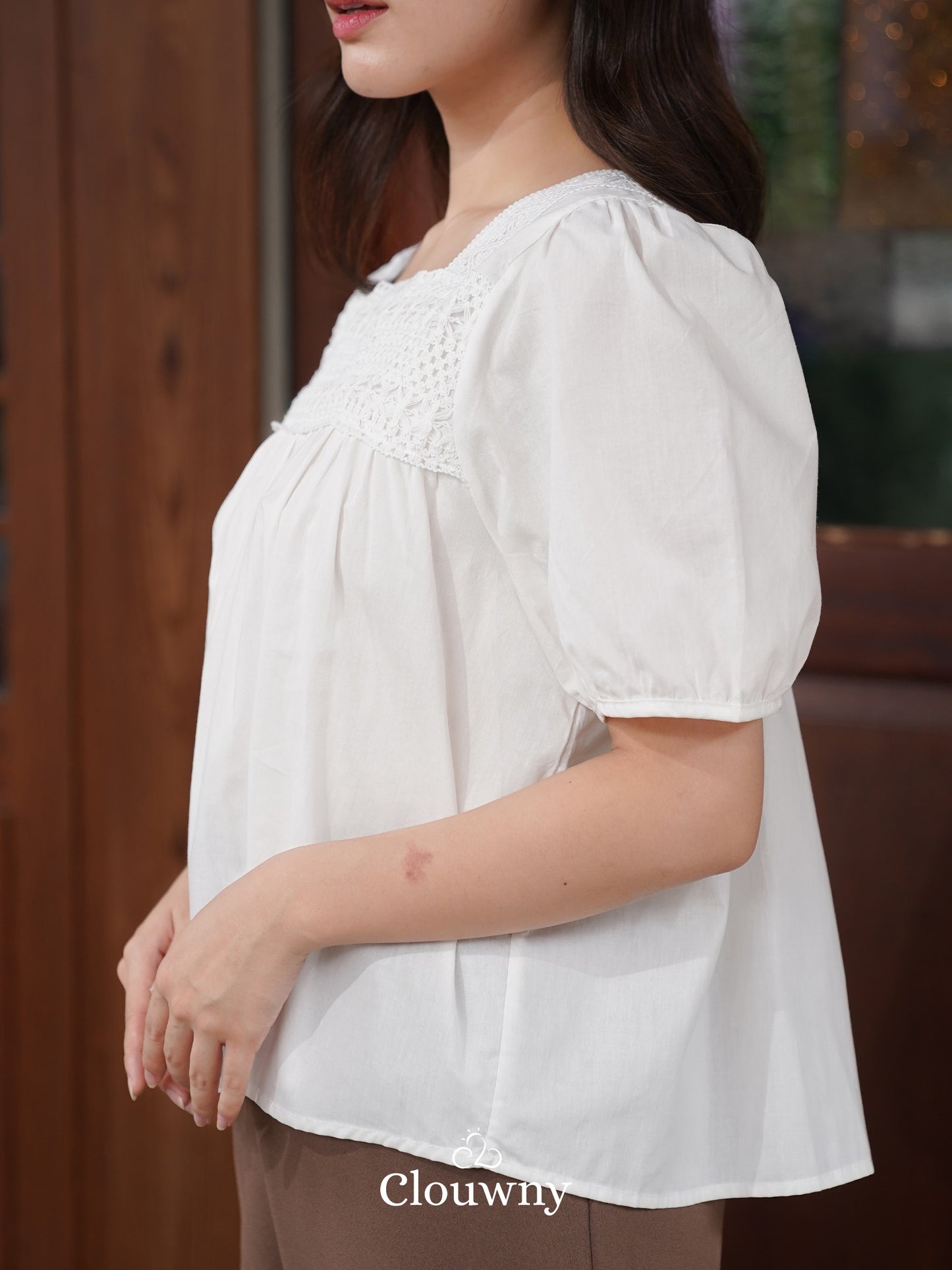 Wila Lace Blouse - White