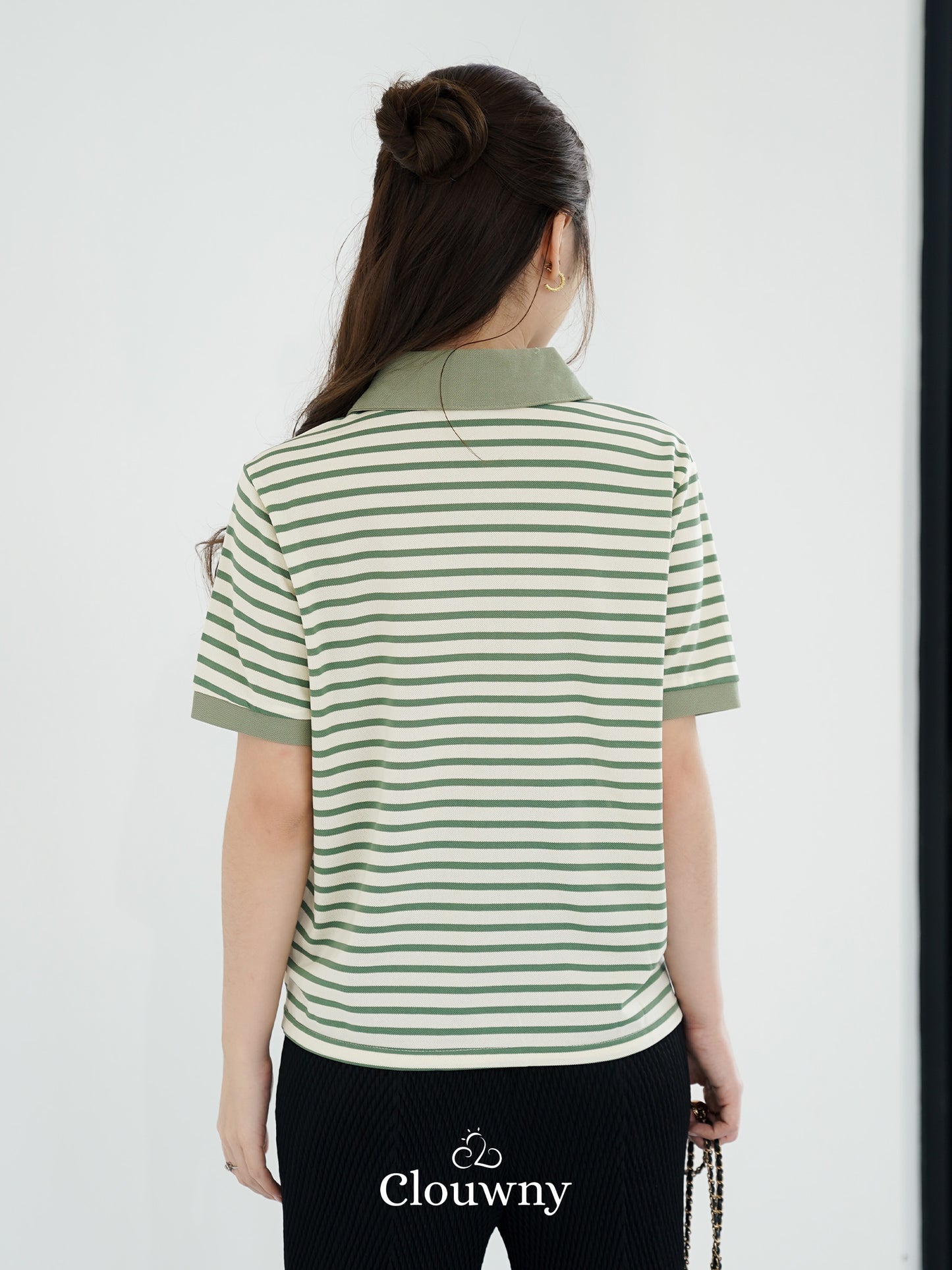 Mizu Stripes Top - Green