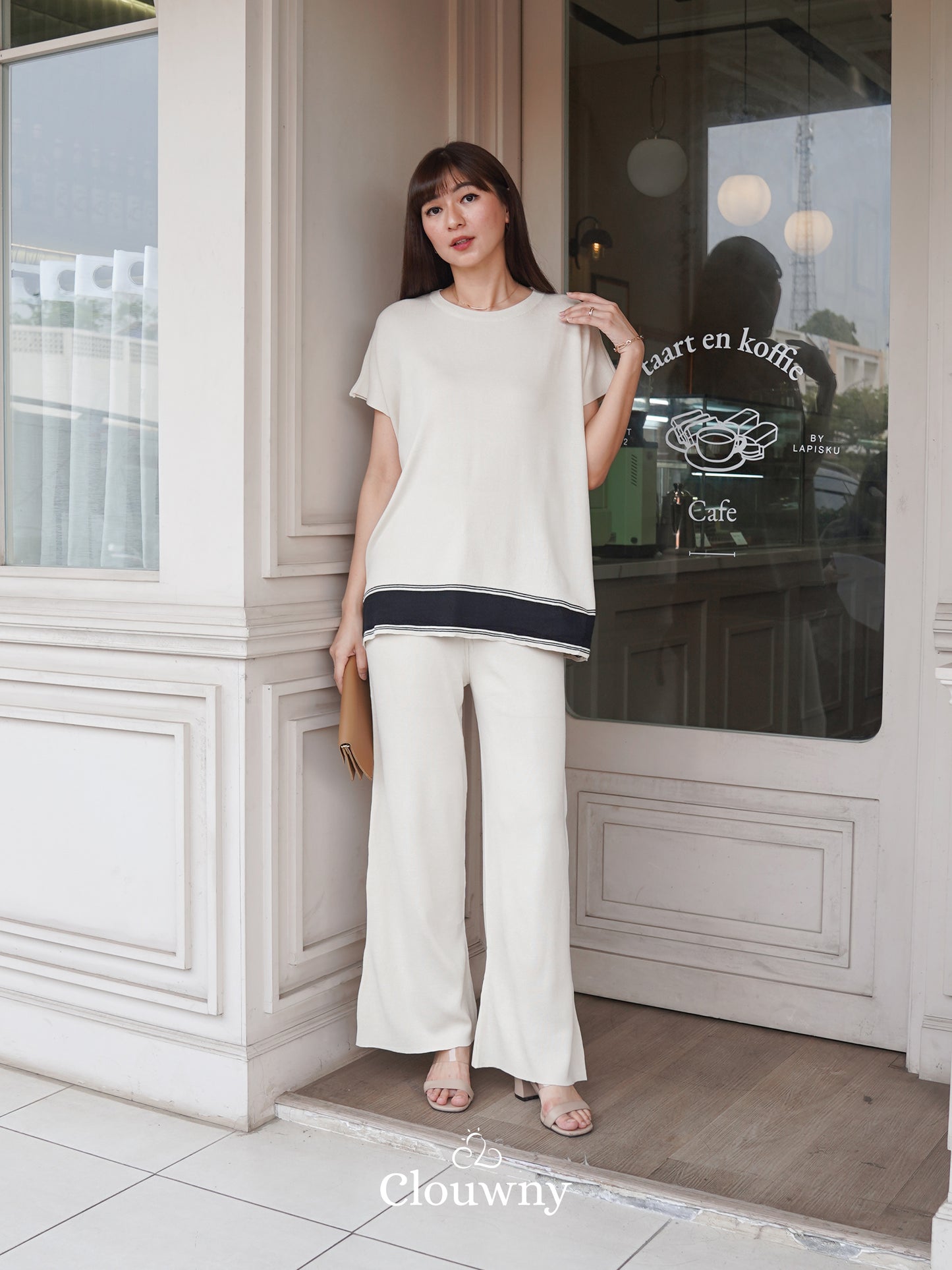 Mile Knit Set - Broken White