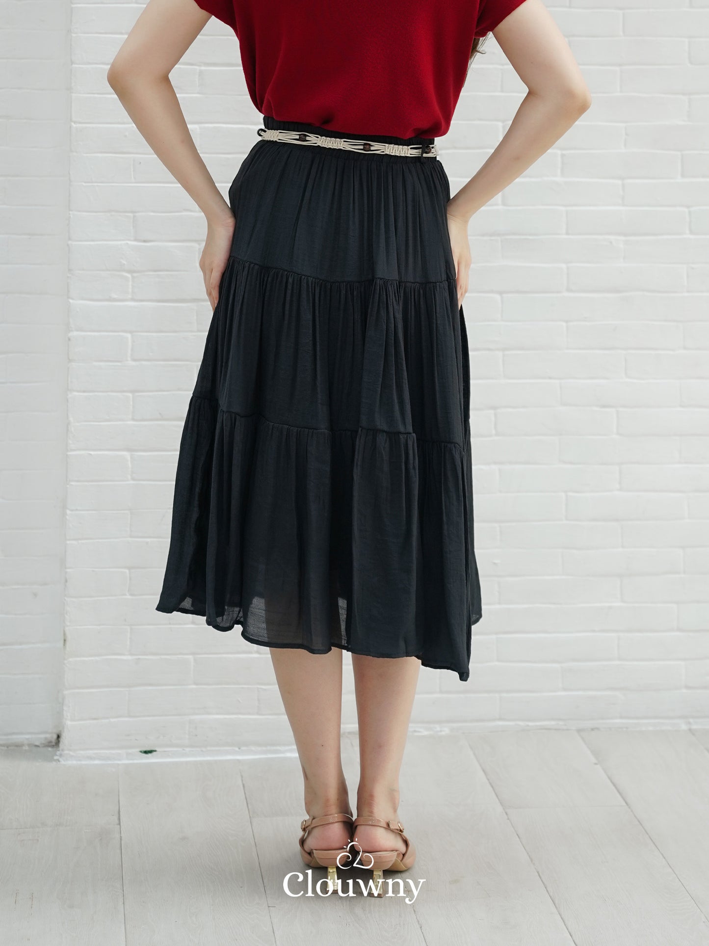 Kila Flare Skirt - Black