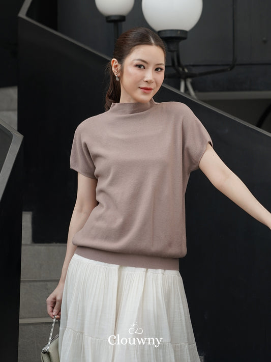 Semi Turtle Top - Khaki