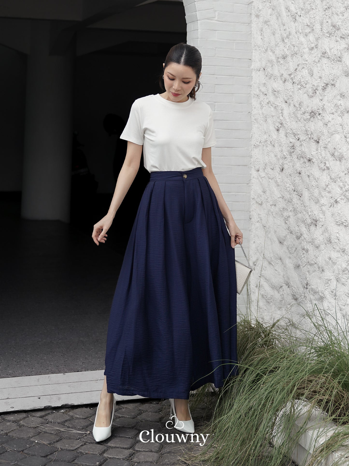 Celana Kulot Yuni - Navy