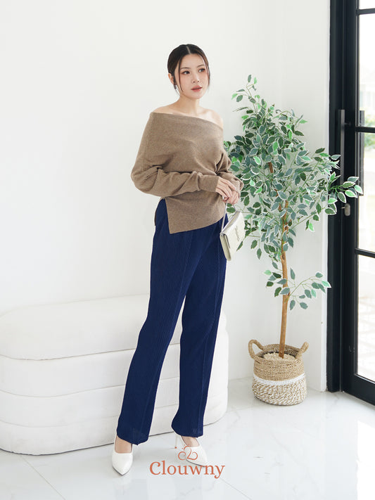 Ollie Pencil Pants - Navy