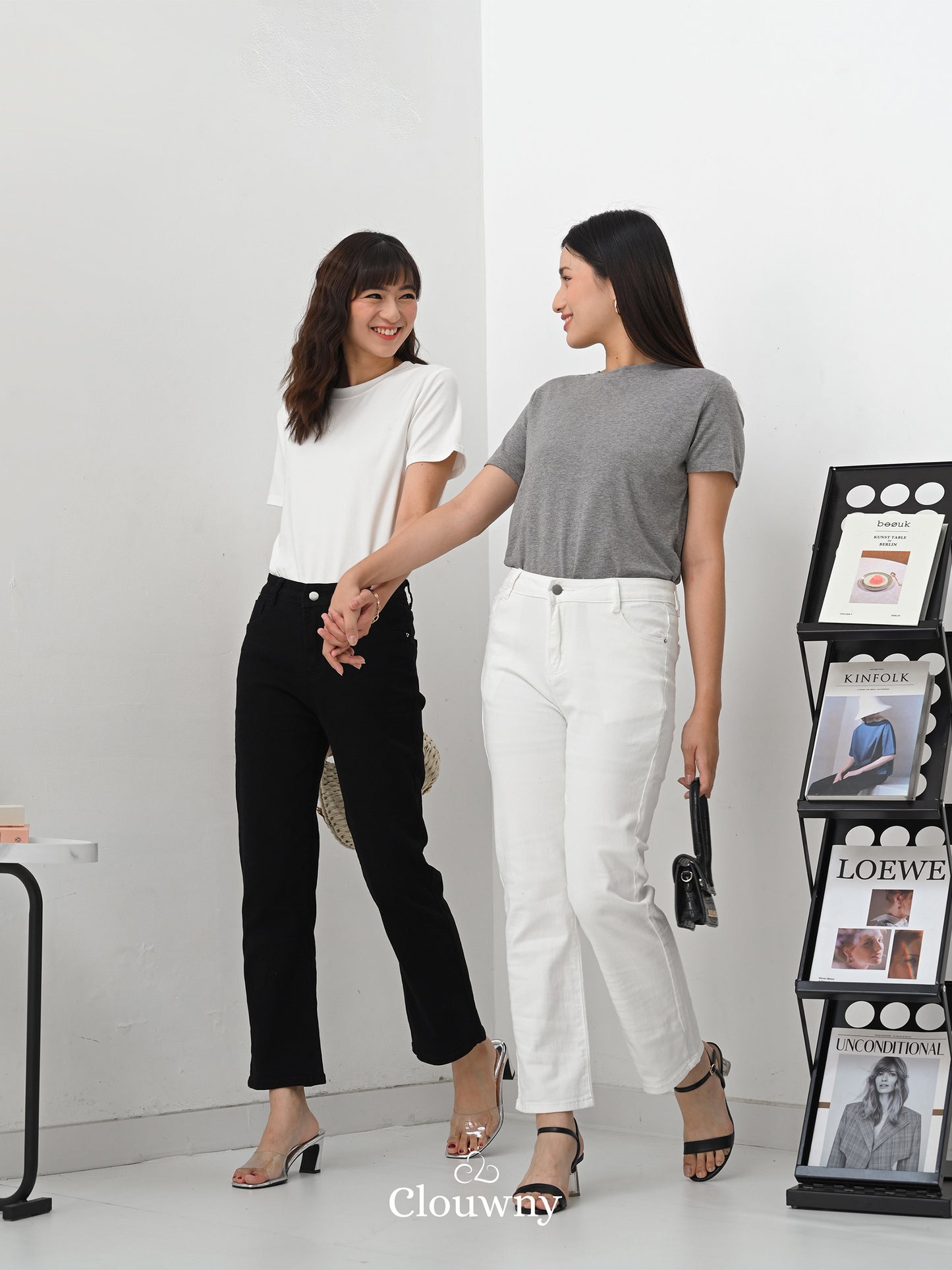Soira Denim Pants - White