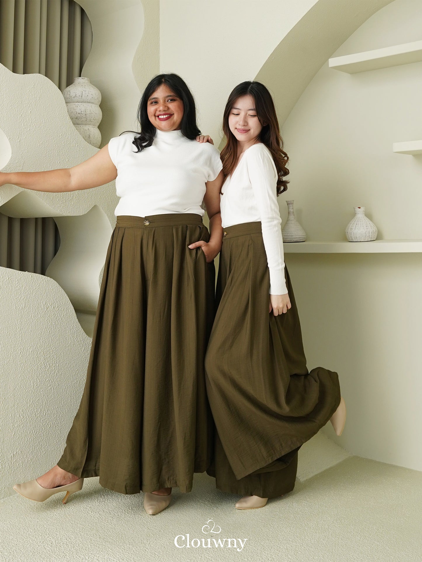 Yuni Cullotes Pants - Army