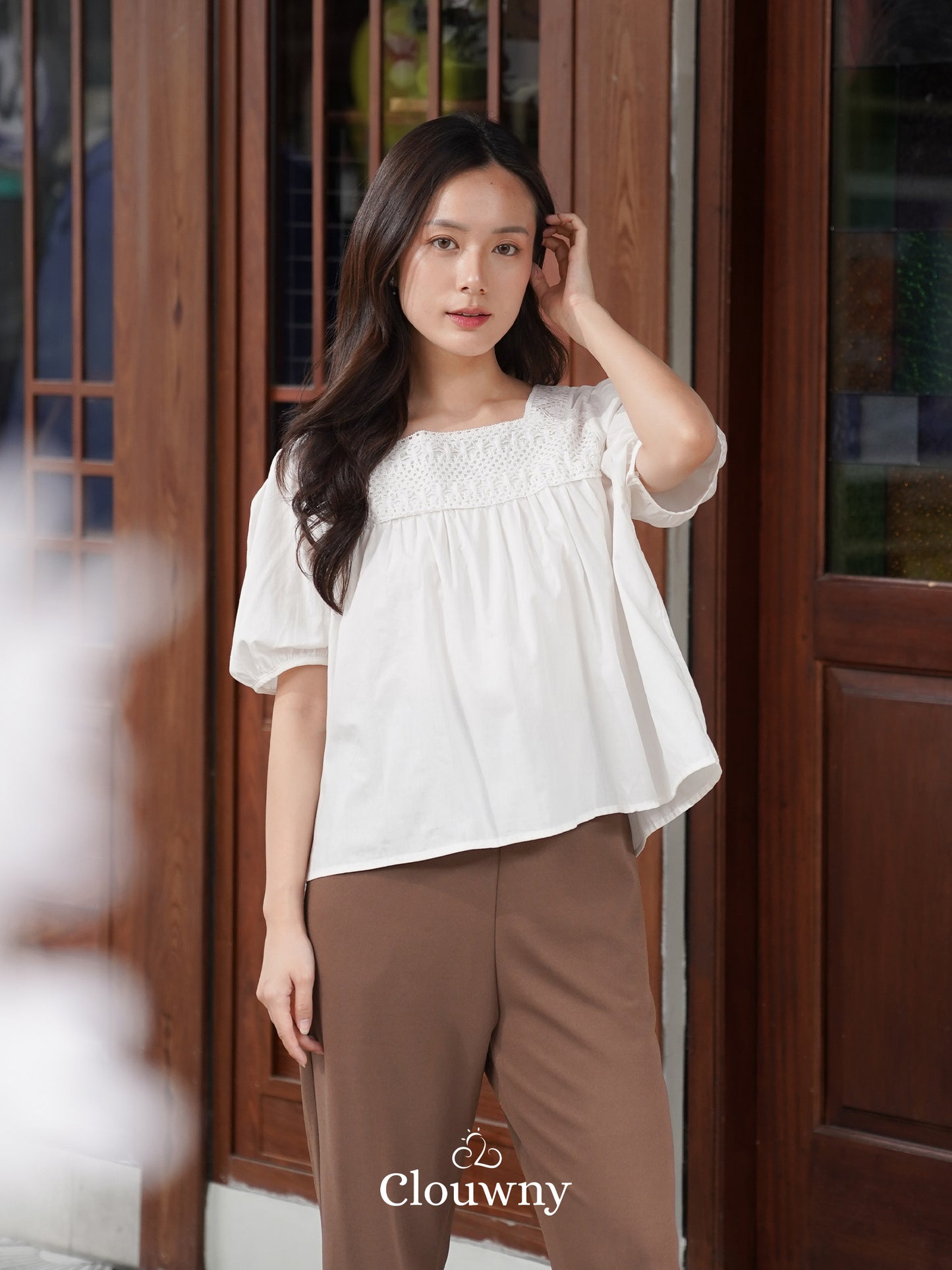 Wila Lace Blouse - White