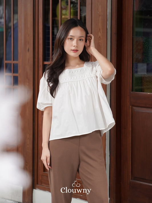 Wila Lace Blouse - White