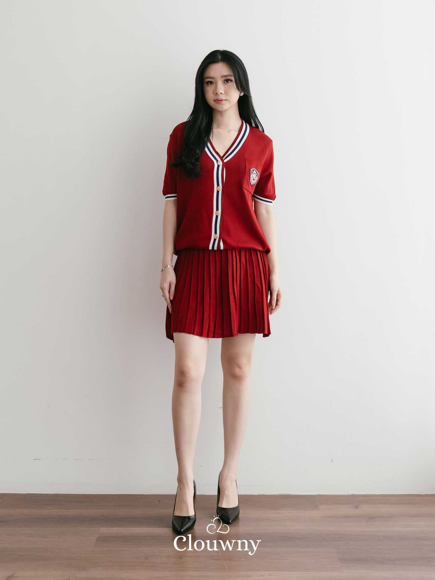 Mola Button Set - Maroon