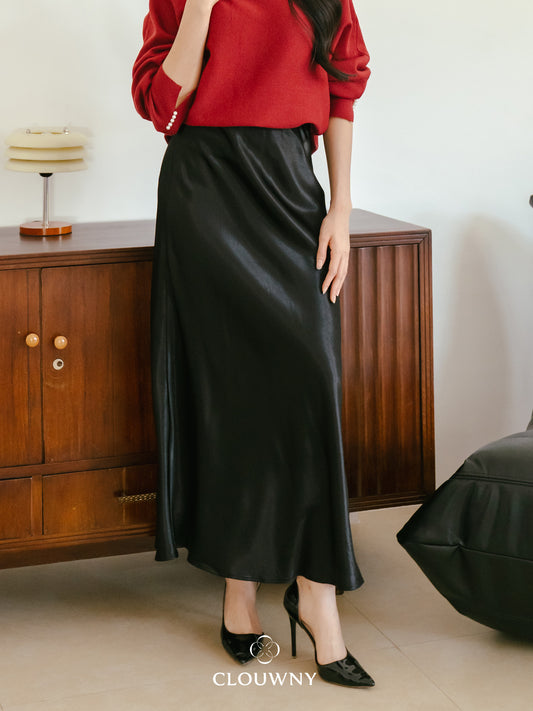 Briela Long Skirt - Black