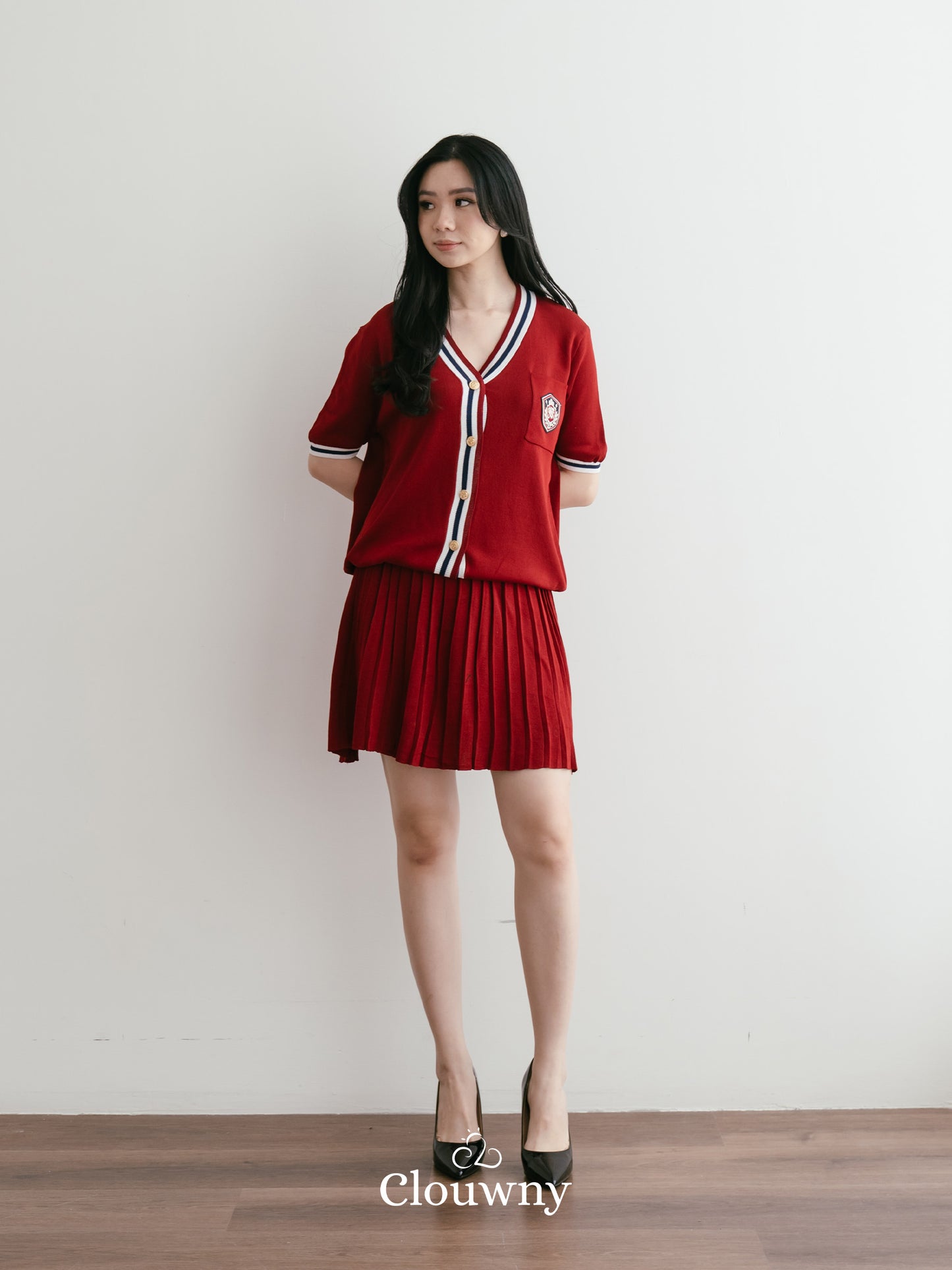 Mola Button Set - Maroon