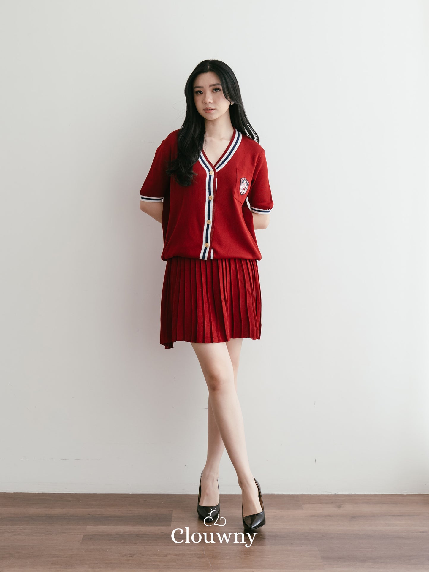 Mola Button Set - Maroon