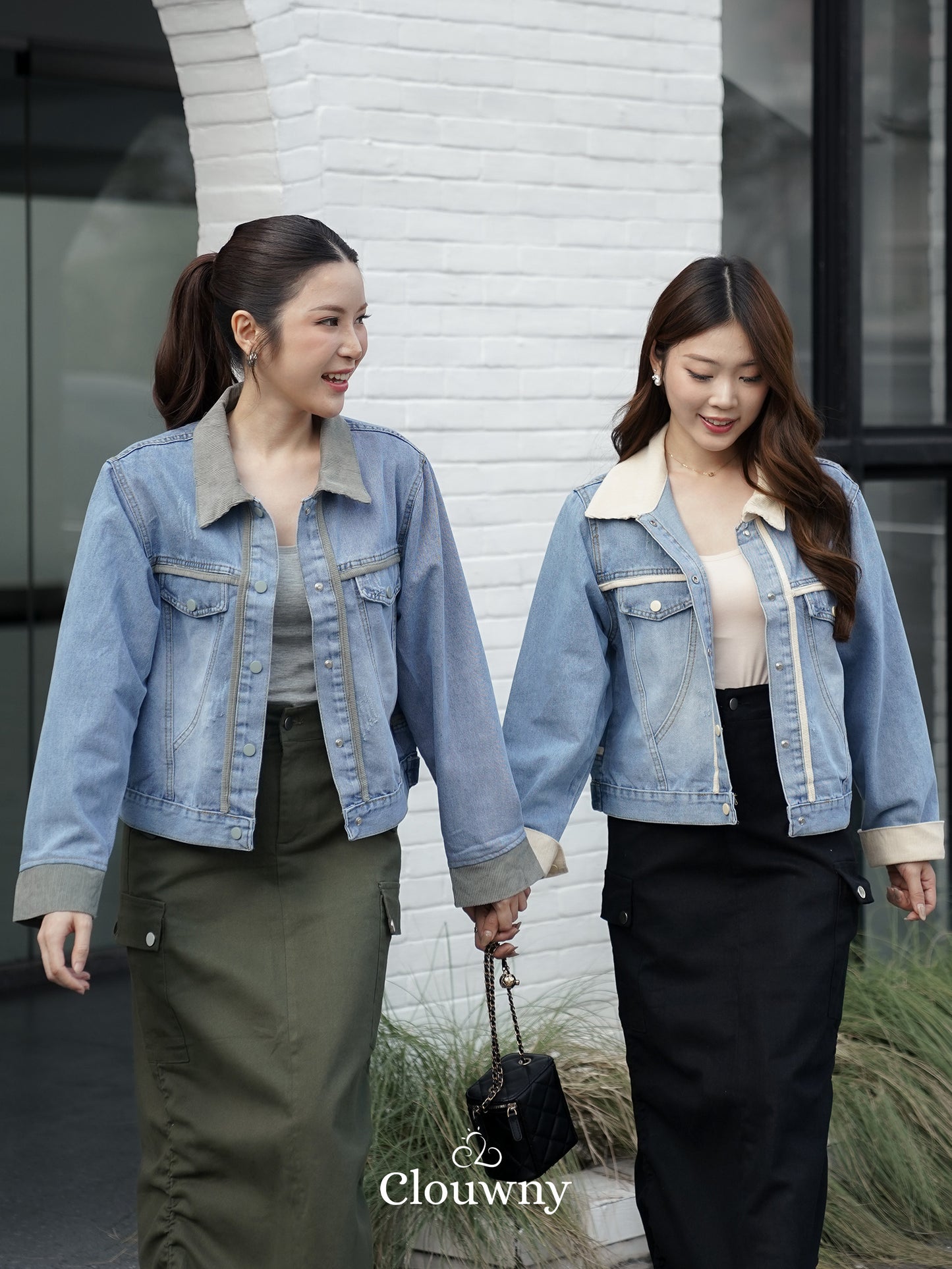 Gaby Denim Jacket - Cream