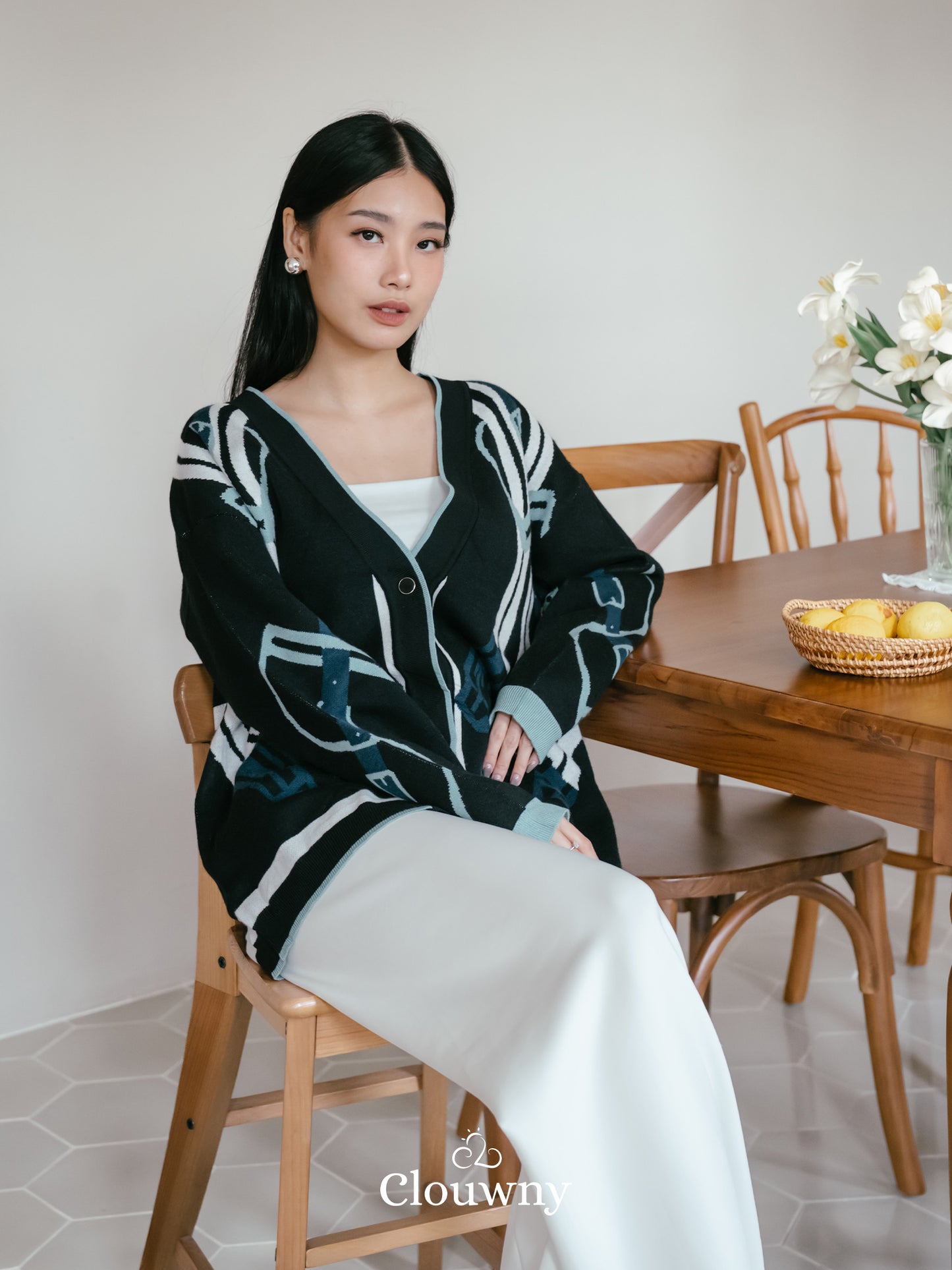 Piere Knit Cardigan - Black