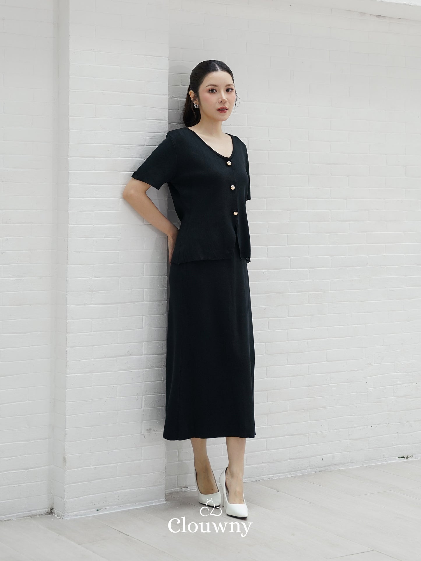 Isabel Knit Set - Black