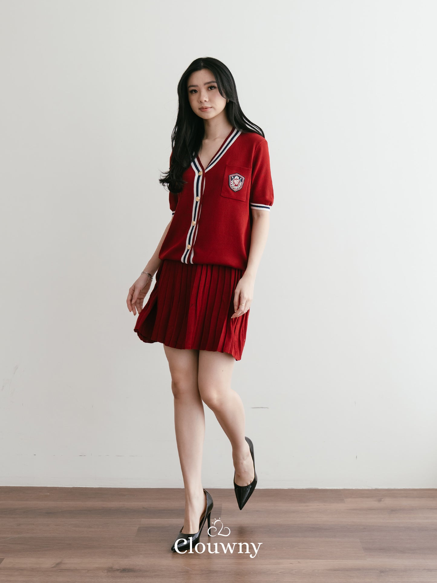 Mola Button Set - Maroon
