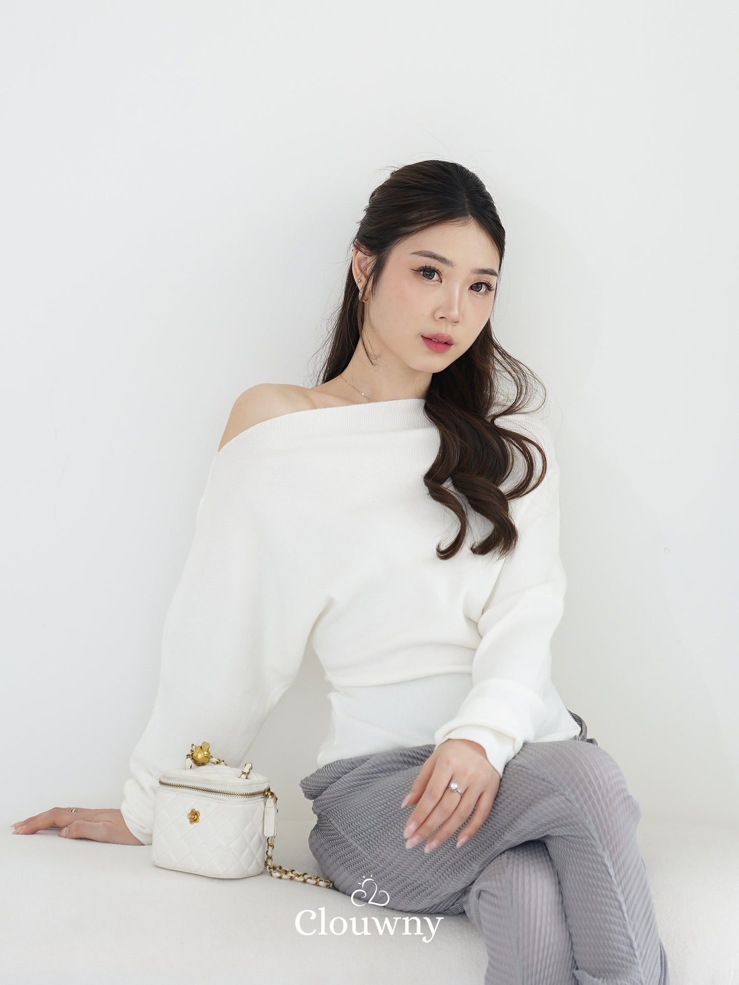 Kesa Sabrina Top - Broken White