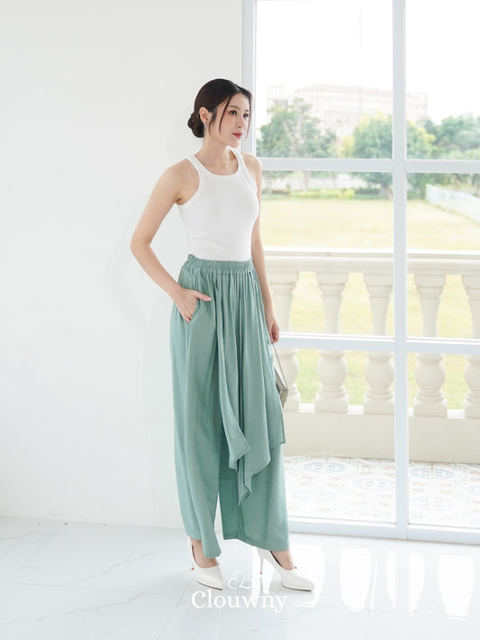 Mia Layer Cullotes - Mint