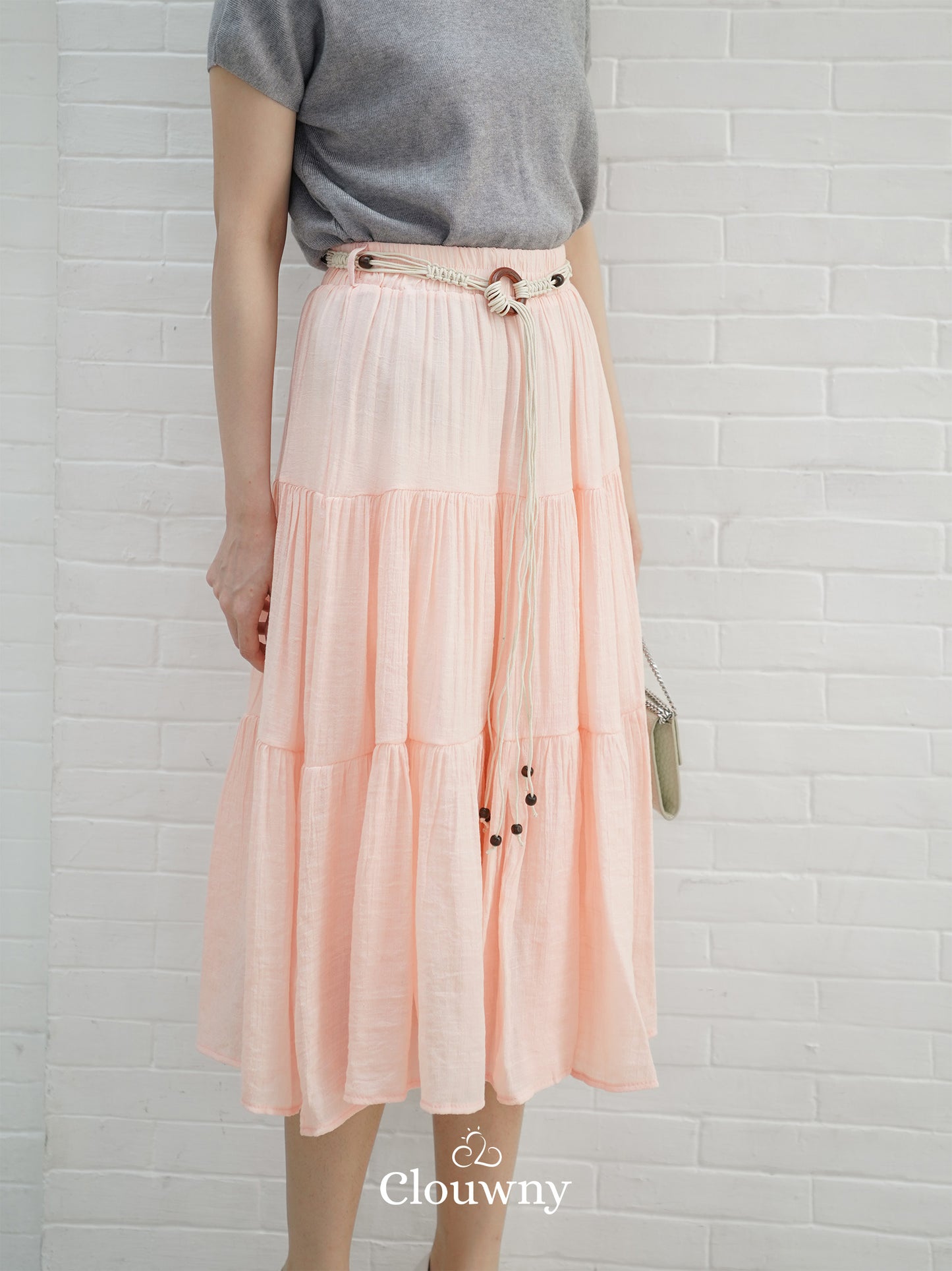 Kila Flare Skirt - Peach