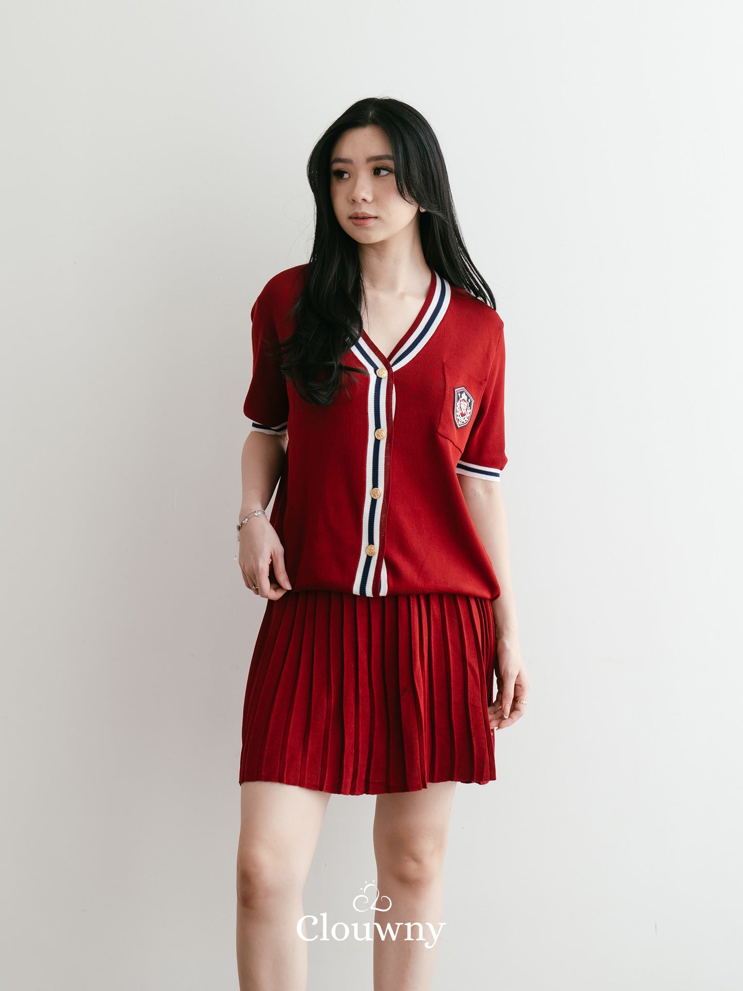 Mola Button Set - Maroon