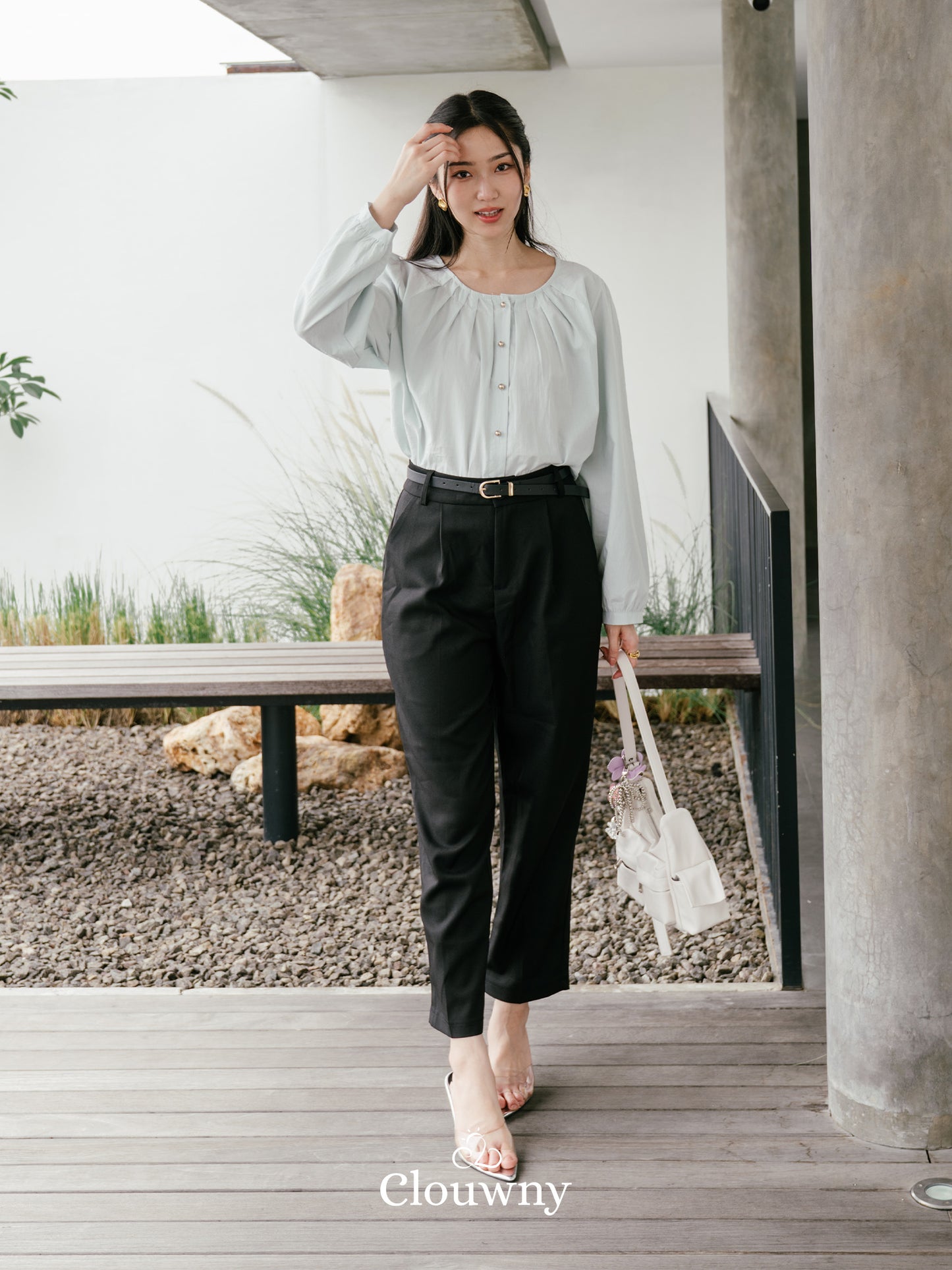 Mine Cotton Blouse - Mint