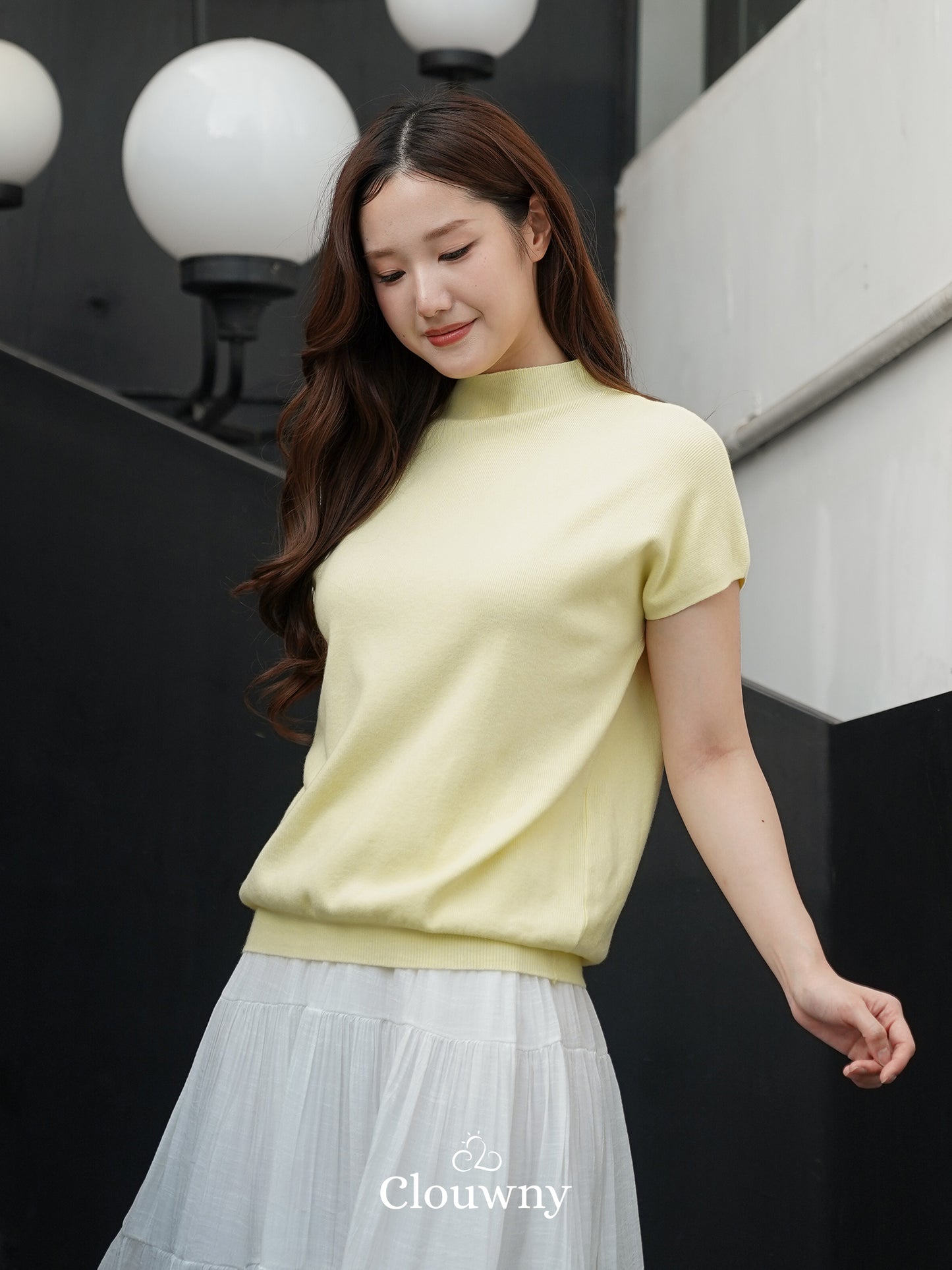 Semi Turtle Top - Yellow