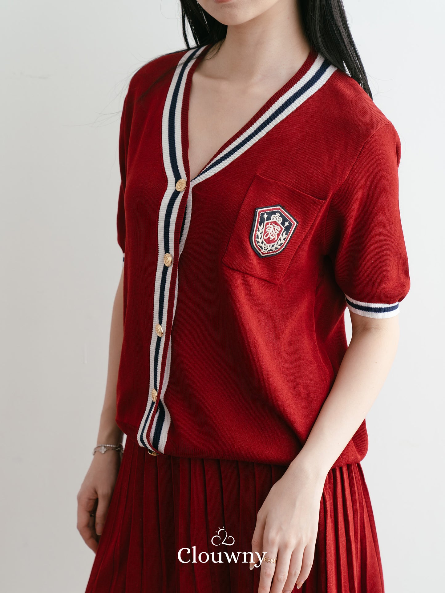 Mola Button Set - Maroon