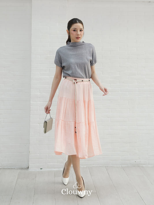 Kila Flare Skirt - Peach