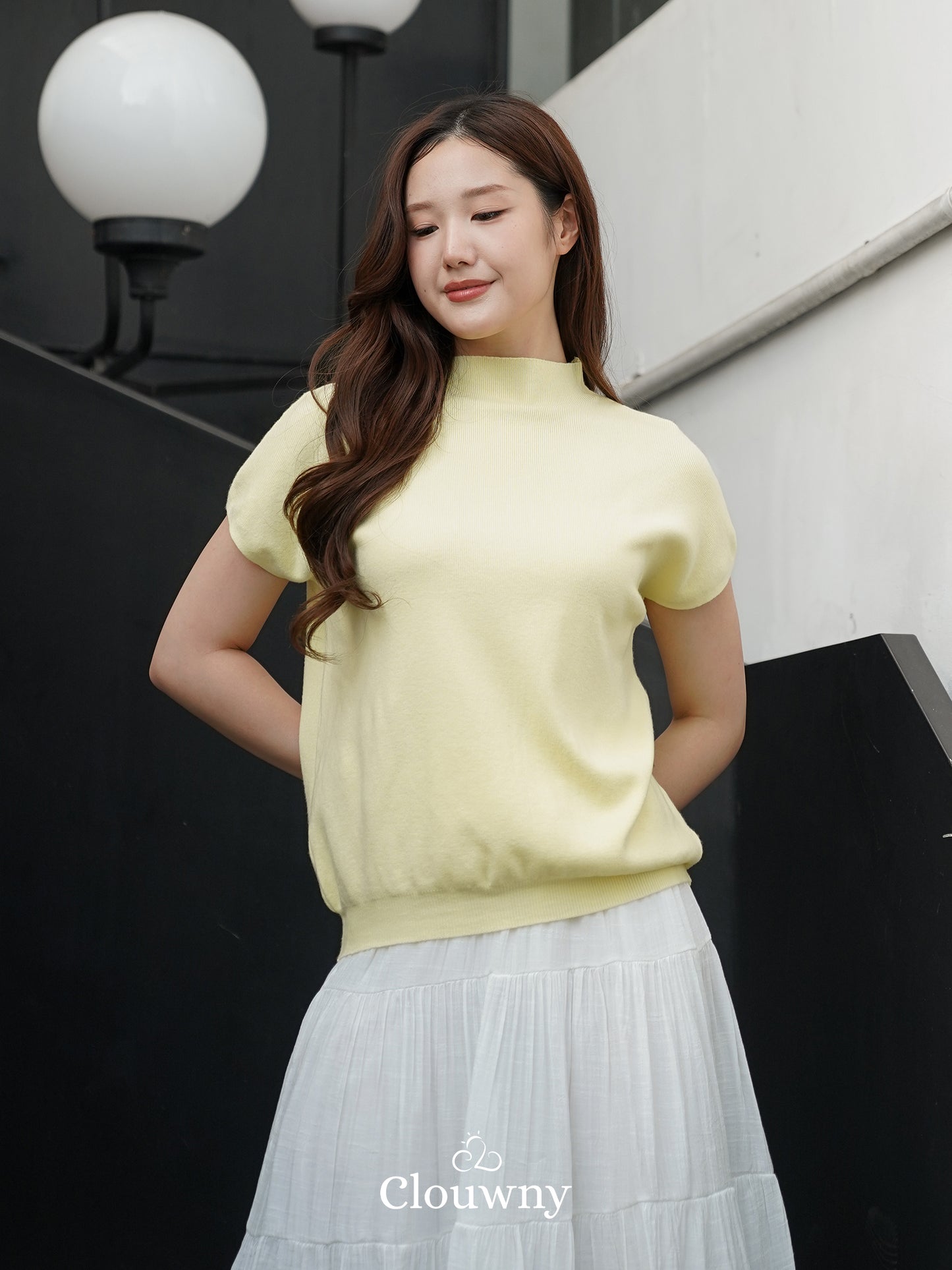 Semi Turtle Top - Yellow