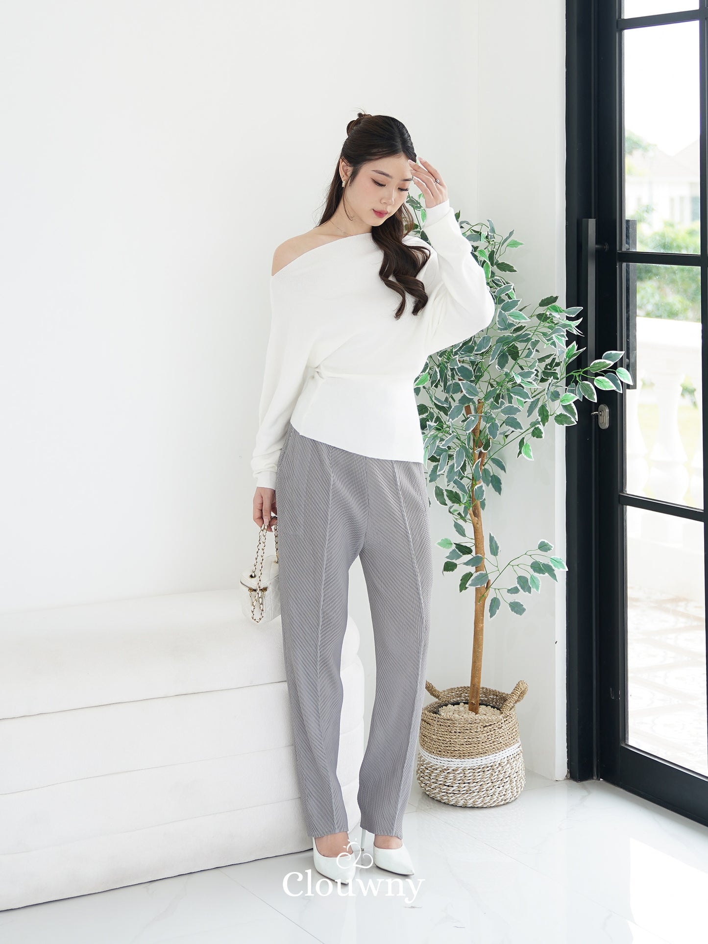 Kesa Sabrina Top - Broken White