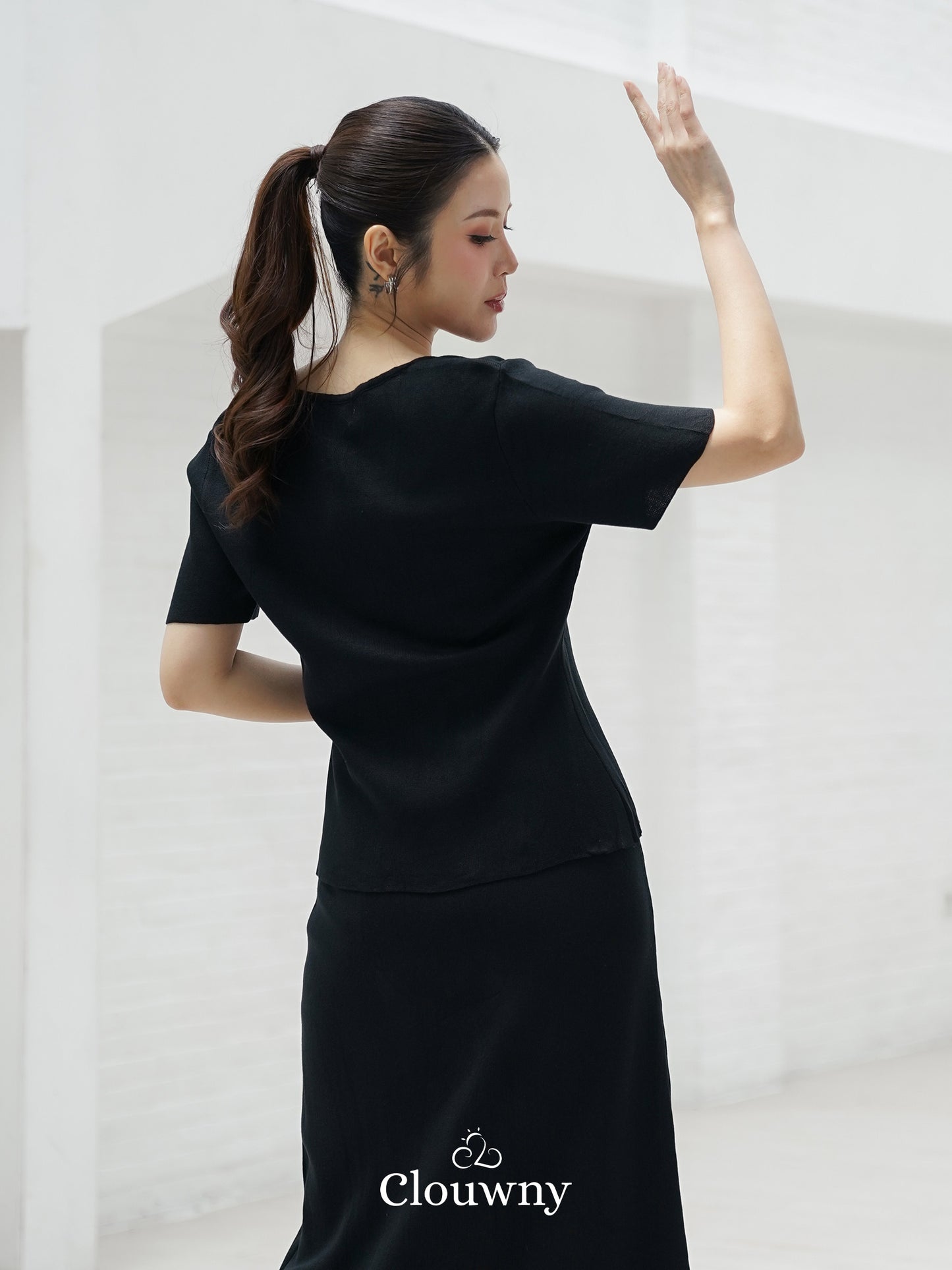 Isabel Knit Set - Black