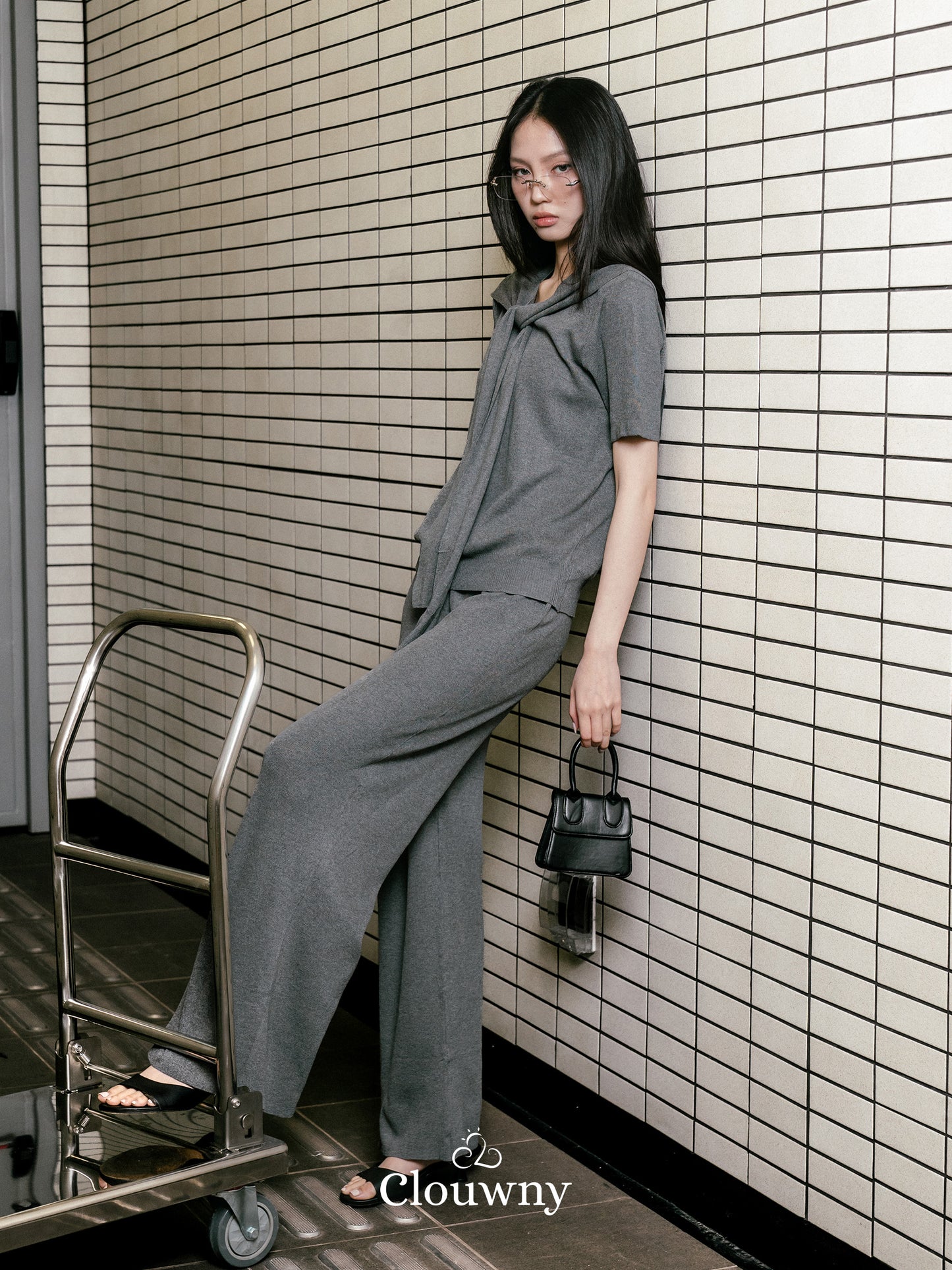 Francis Knit Set - Grey