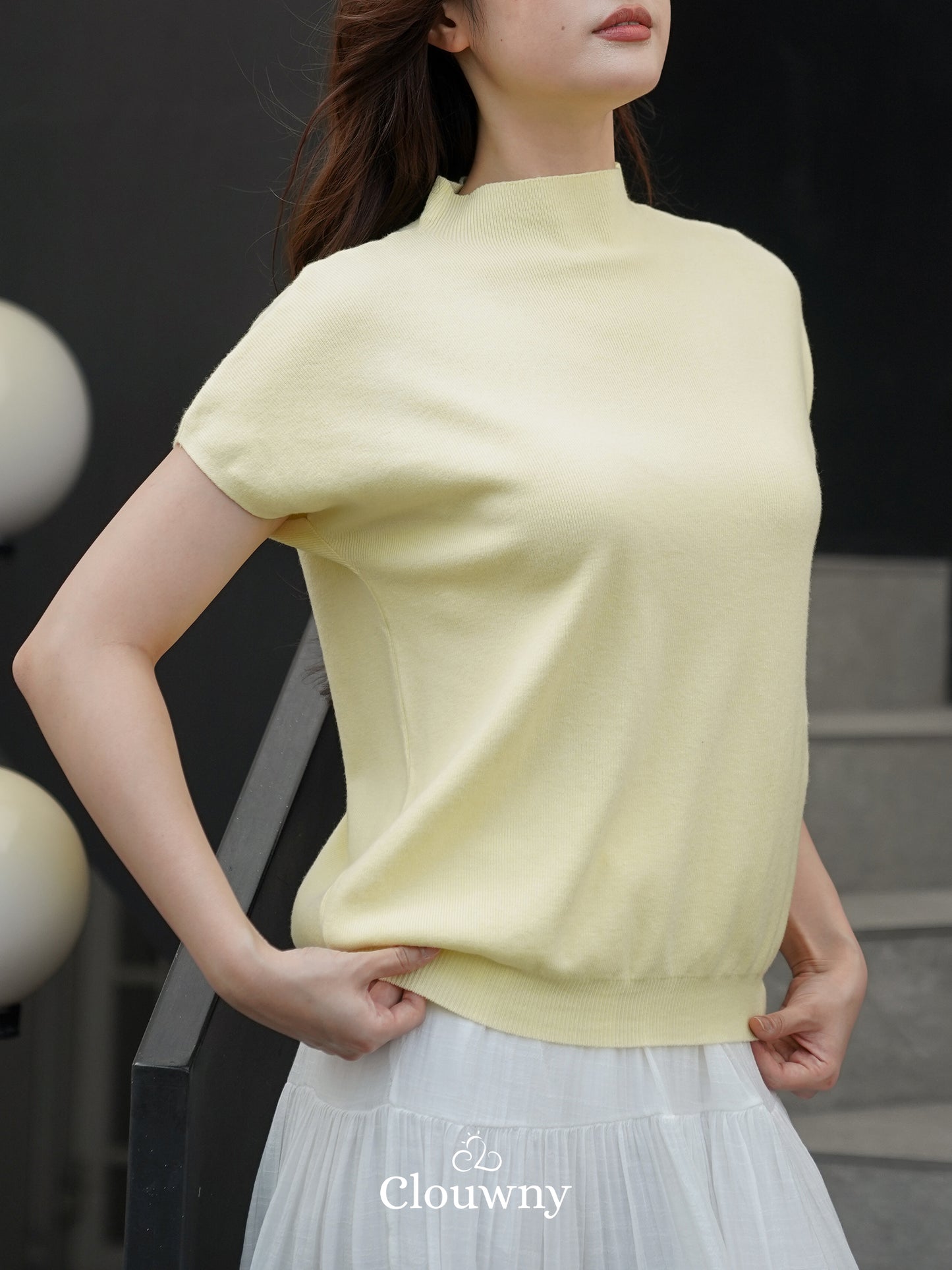 Semi Turtle Top - Yellow