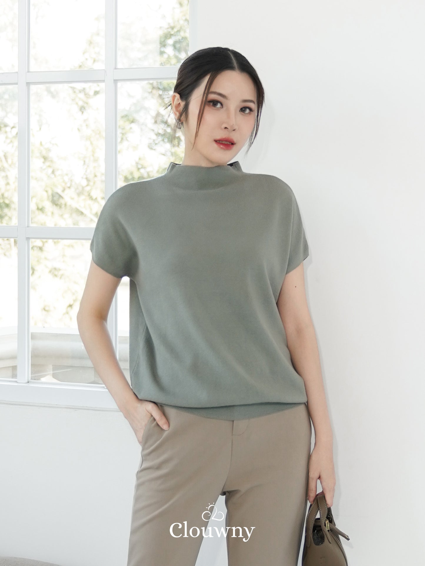 Semi Turtle Top - Green
