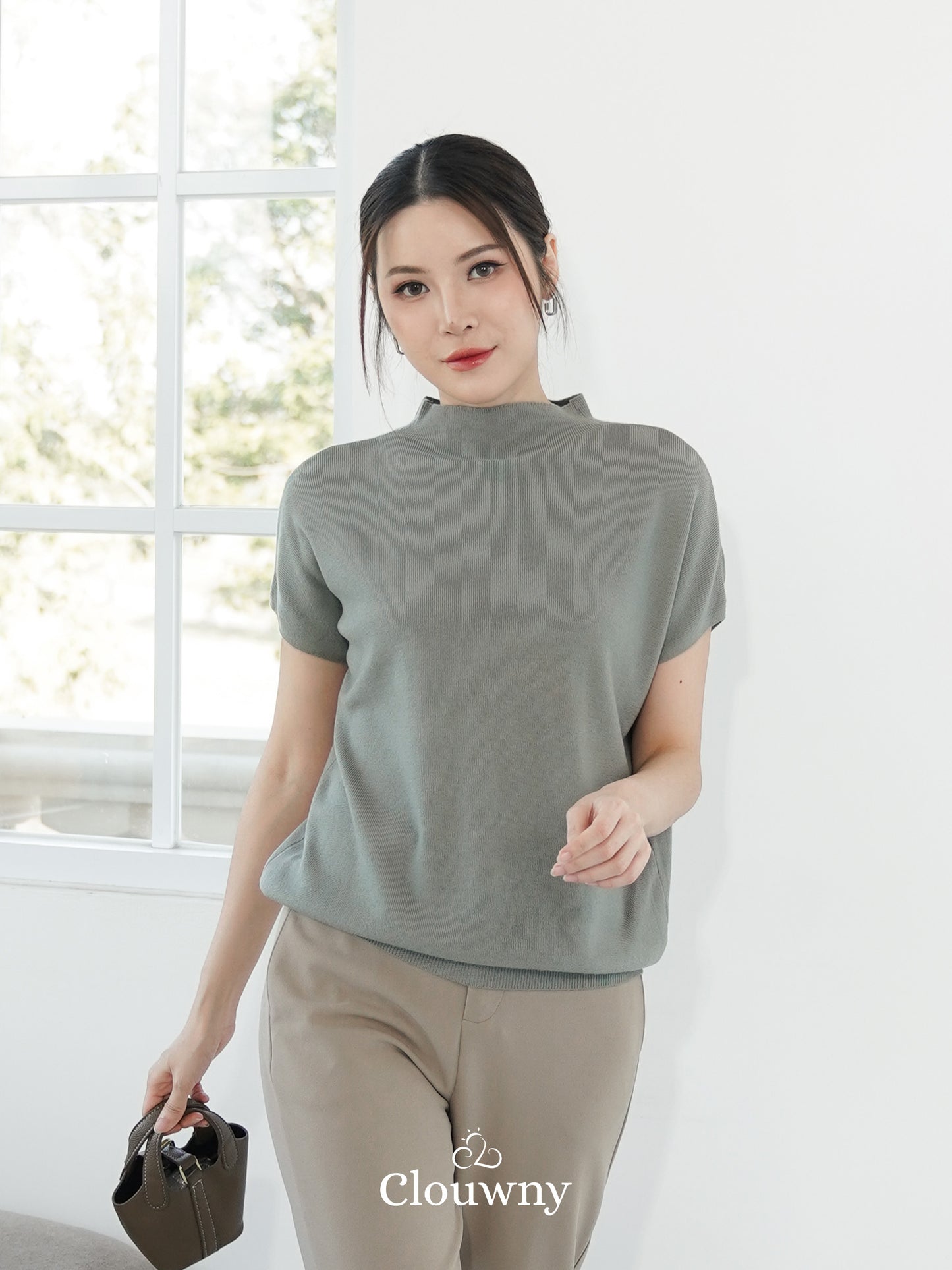 Semi Turtle Top - Green