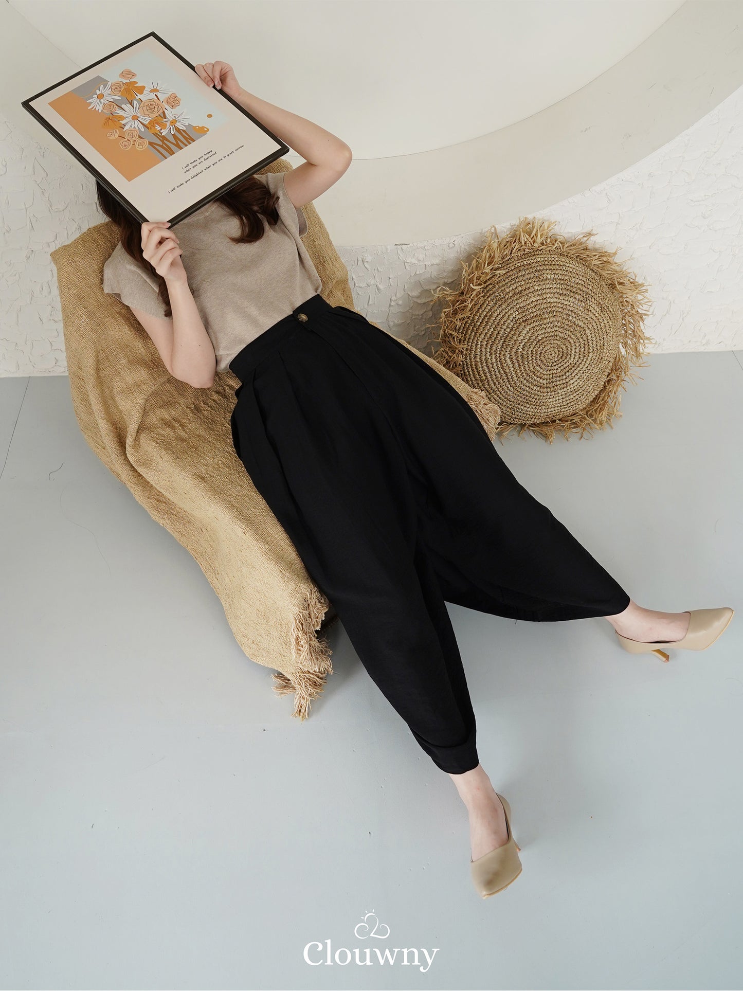 Yuni Cullotes Pants - Black