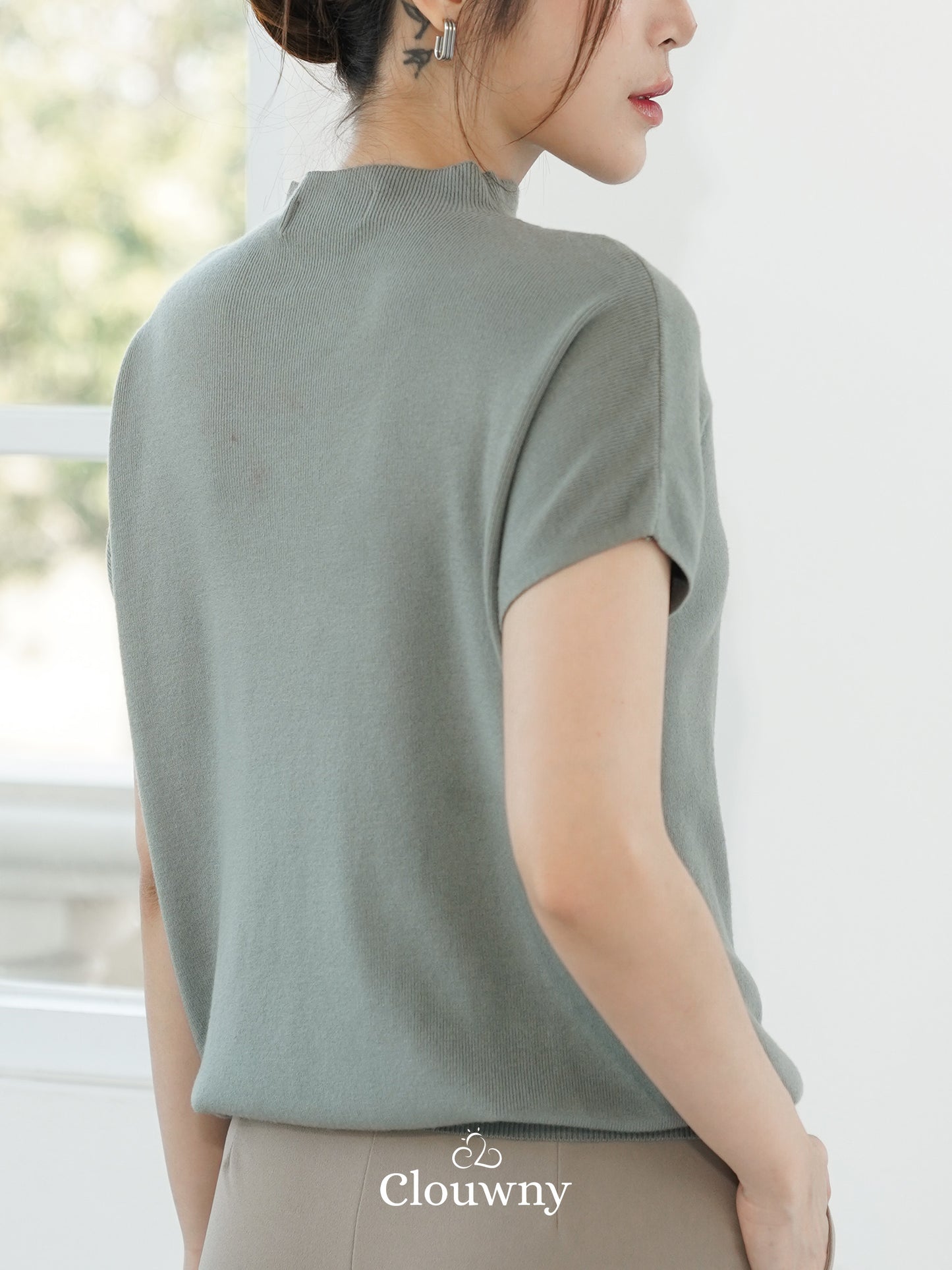 Semi Turtle Top - Green