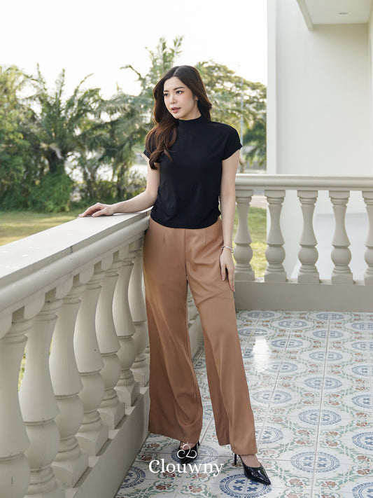 Lolita Slit Pants - Mocca